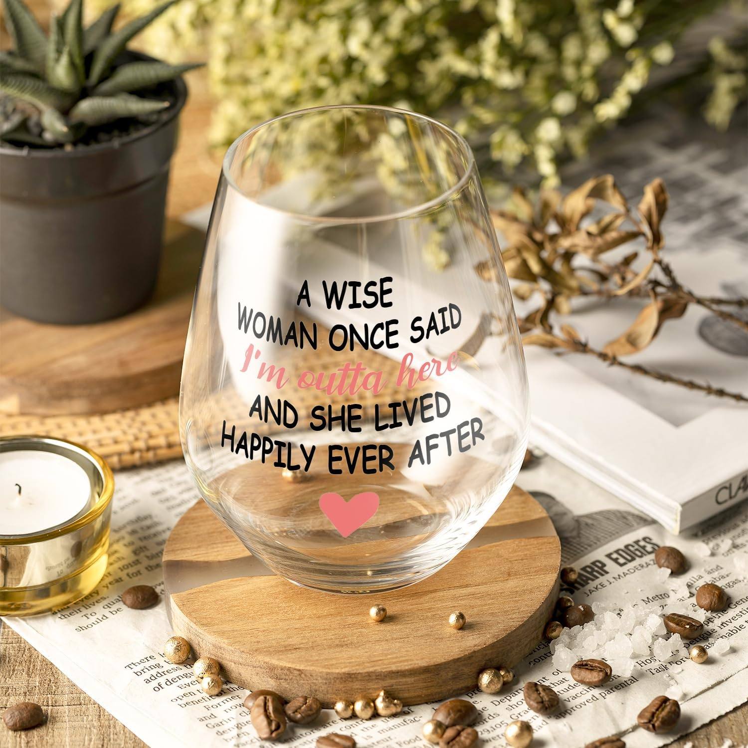 Funny Retirement Wine Glass for Women Coworkers Grandma Nurse Teacher 2025,Happy Retired Present for Women Friends,Coworker Leaving Farewell Goodbye Gifts Wine Glass 15 OZ - Retired Under New Management image number 6