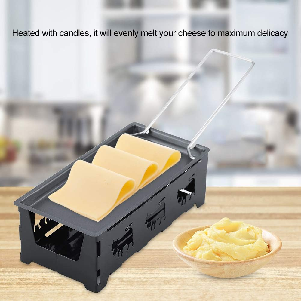 Cheese Melter Raclette Table Grill Raclette Pan, Raclette Set, for Baking for Melting Home Kitchen Grilling Tool image number 2