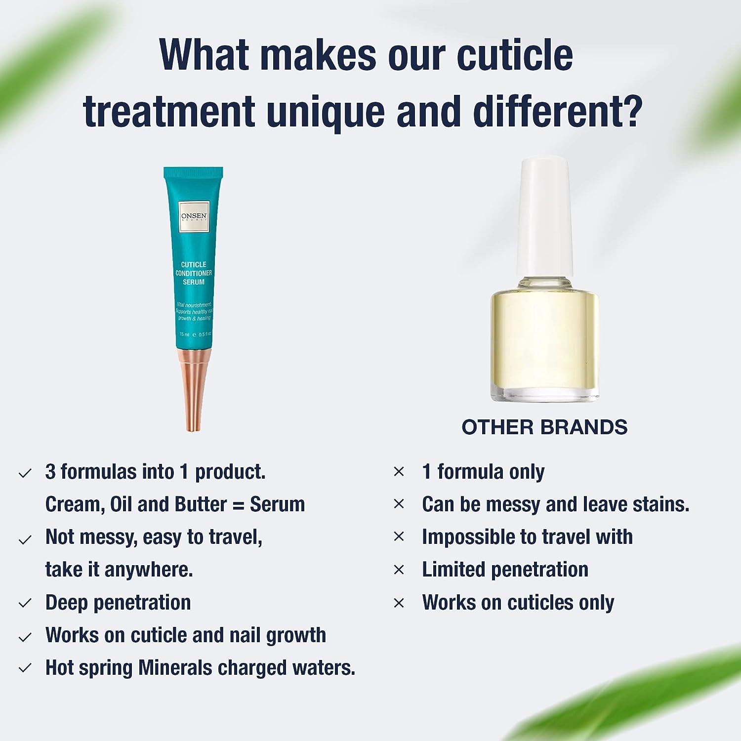 Onsen Nail & Cuticle Cream Treatment W/Japanese Tsubaki, Jojoba & Lavender Oil, Shea Butter &ndash; Strengthens Nails, Softens Cuticles - Daily Repair Care (1 Count/15 Ml) image number 2