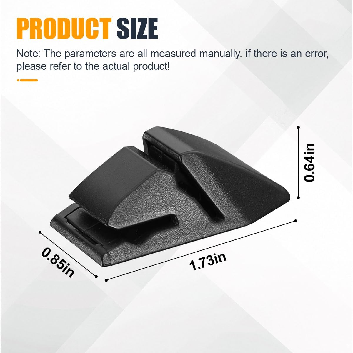 Car Dashboard Card Holder, Self-Adhesive Automotive Business Card Organizer Clip, Portable Auto Temporary Parking Ticket Organizer, Vehicle Interior Storage Accessories (2PCS) image number 1