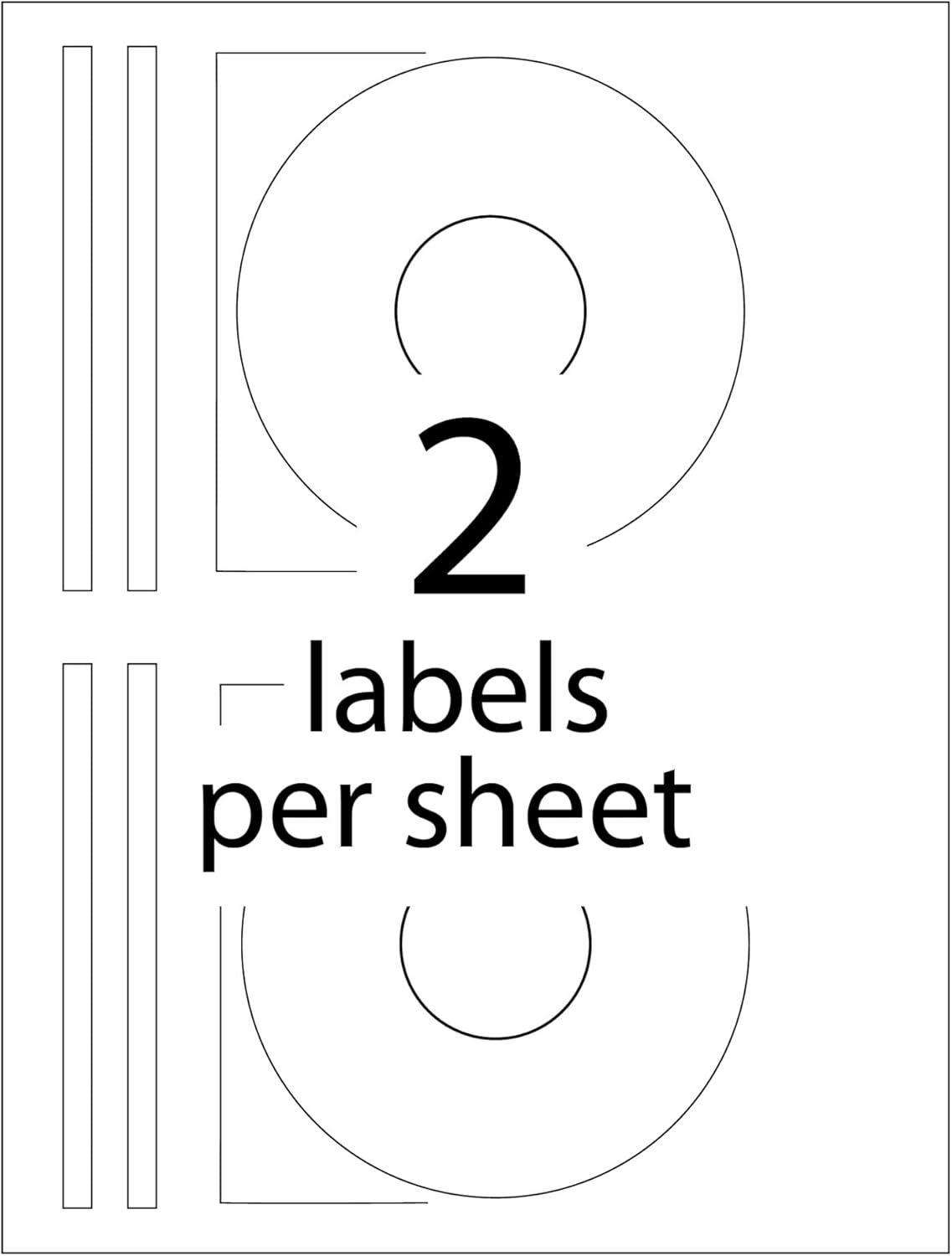 Avery&reg; CD/DVD Labels, Permanent, 8692, Matte White, Pack of 40 image number 1