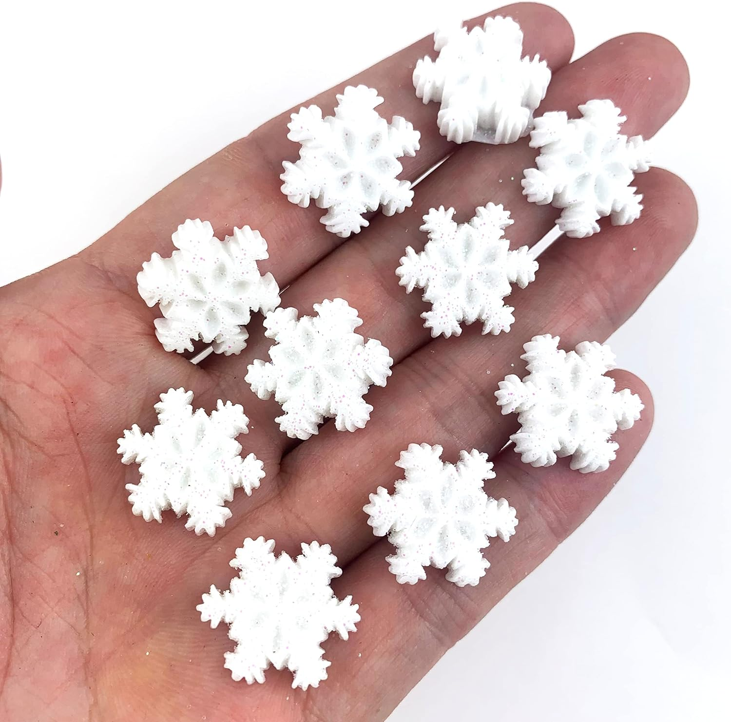 Heyiwell Resin Flatback Flat Back Christmas Series Embellishment for Scrapbooking Party Home Decorations, Hair Clip DIY Craft Making Charms