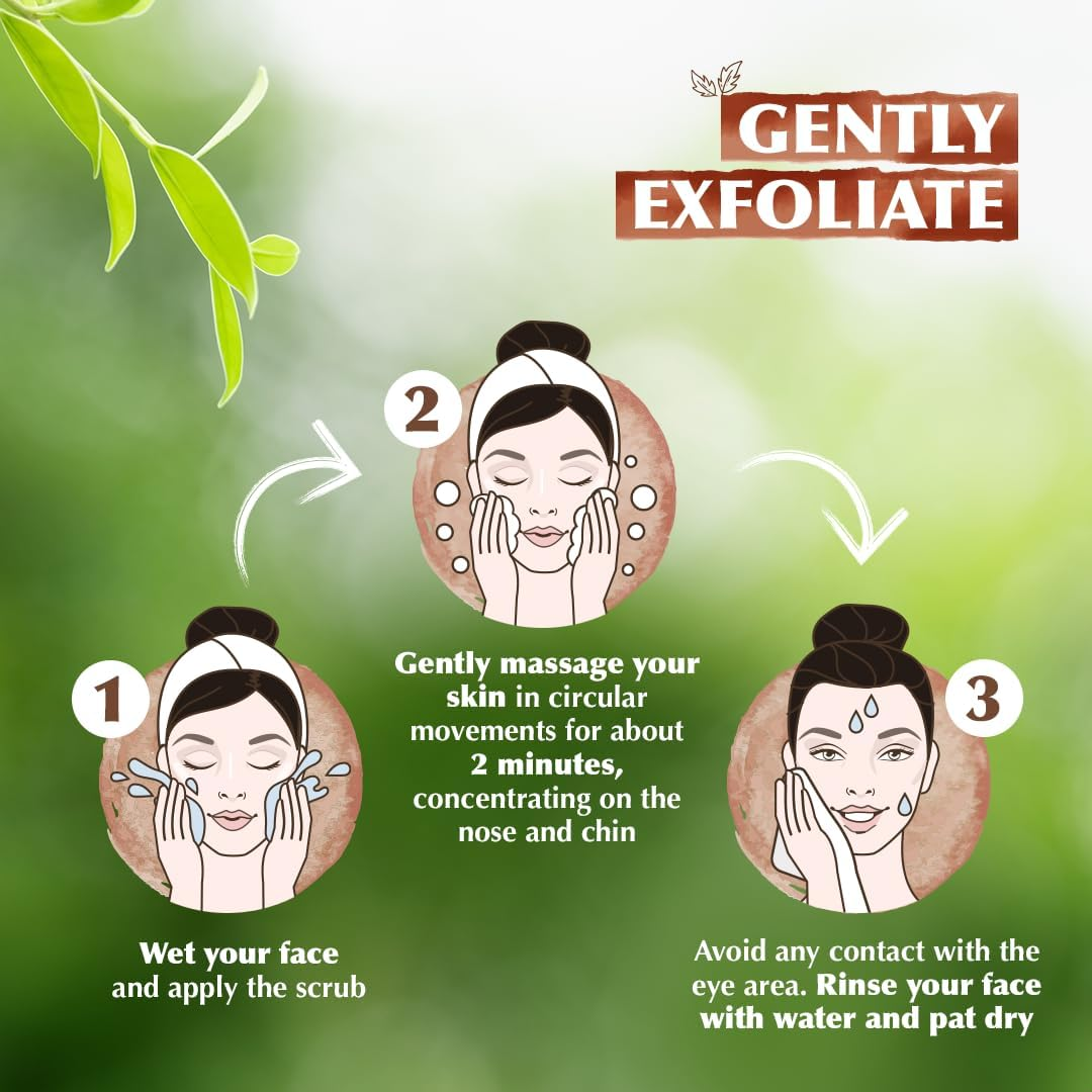 Everyuth Naturals Tan Removal Chocolate & Cherry Scrub|D Tan, Detoxify & Cleanse|Paraben Free| Antioxidant Choco & Multi-Vitamin Cherries|For Oily, Dry, Normal, Combination & Sensitive Skin - 100G image number 1