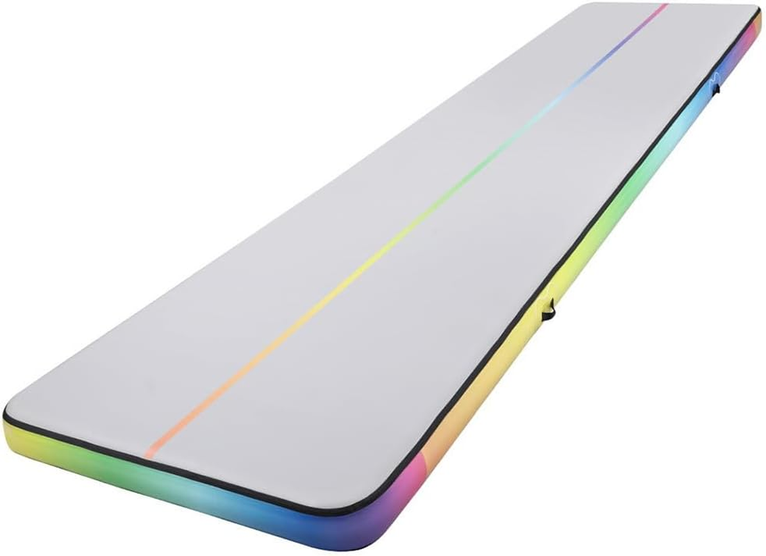 Everfit Air Track, 6M Inflatable Yoga Gymnastics Mat Tumbling Mats Thick Training Exercise Airtrack Flooring Home Gym Equipment Outdoor Fitness, Anti-Slip Wear-Resistant Colourful image number 6