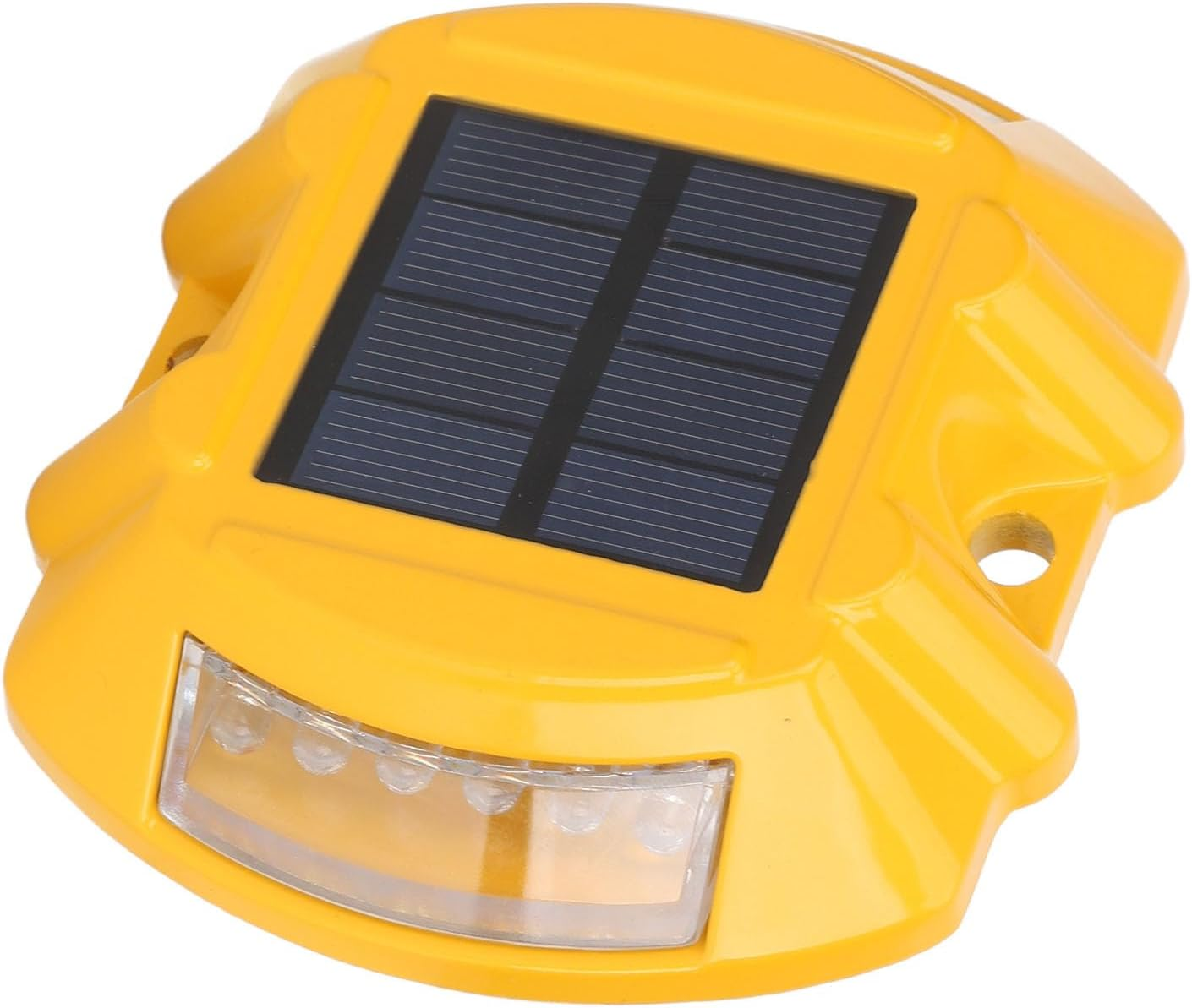 LED Driveway Lights, IP68 Waterproof High Brightness Solar Dock Lights Easy Installation Safe for Garden for Patio (Yellow Light) image number 6