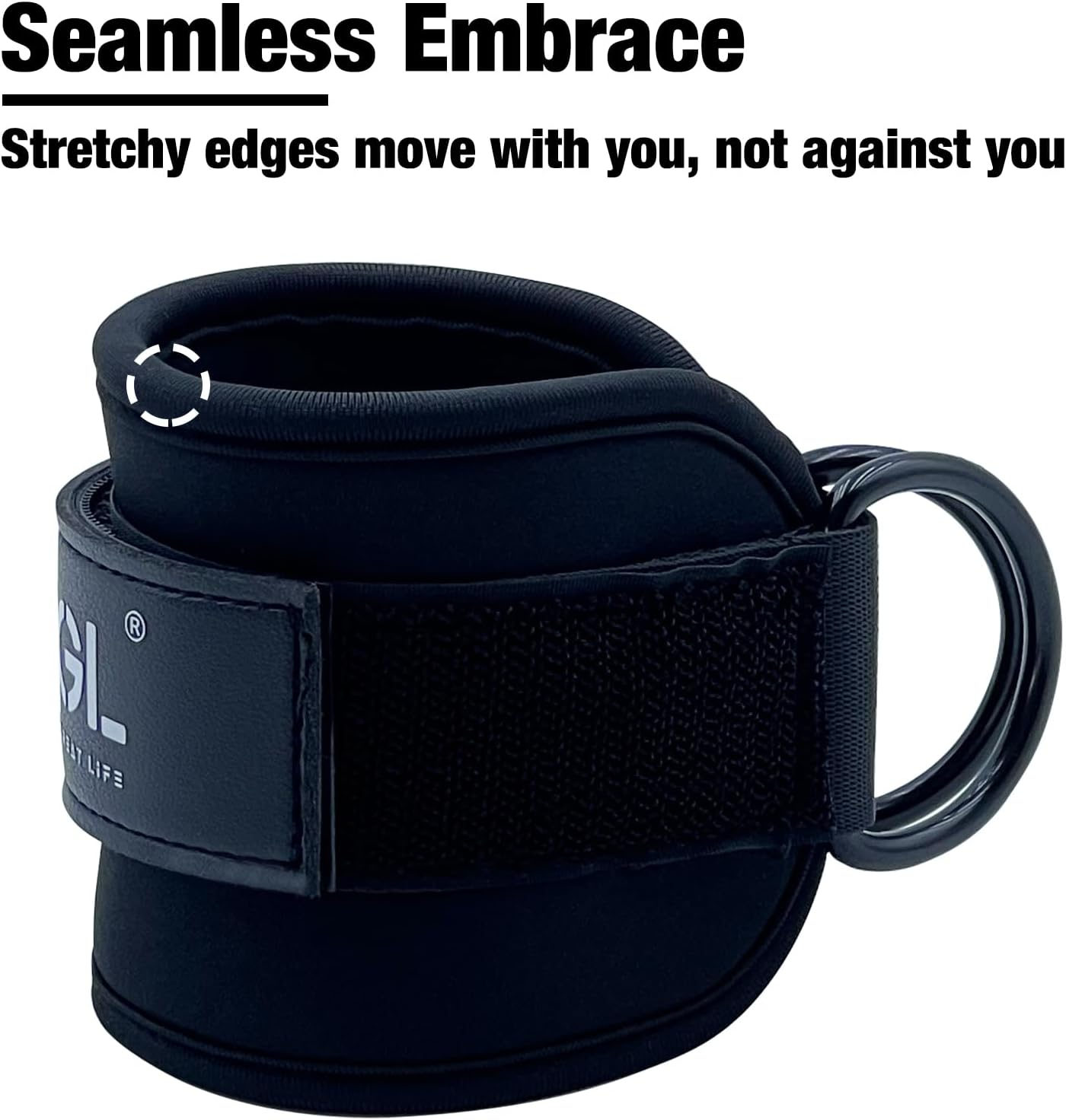 Ankle Strap for Cable Machines and Resistance Bands - Workout Cuff Attachments for Home and Gym Use, Versatile for Glute, Leg, and Hip Abductor Exercises, Perfect for Women and Men image number 3