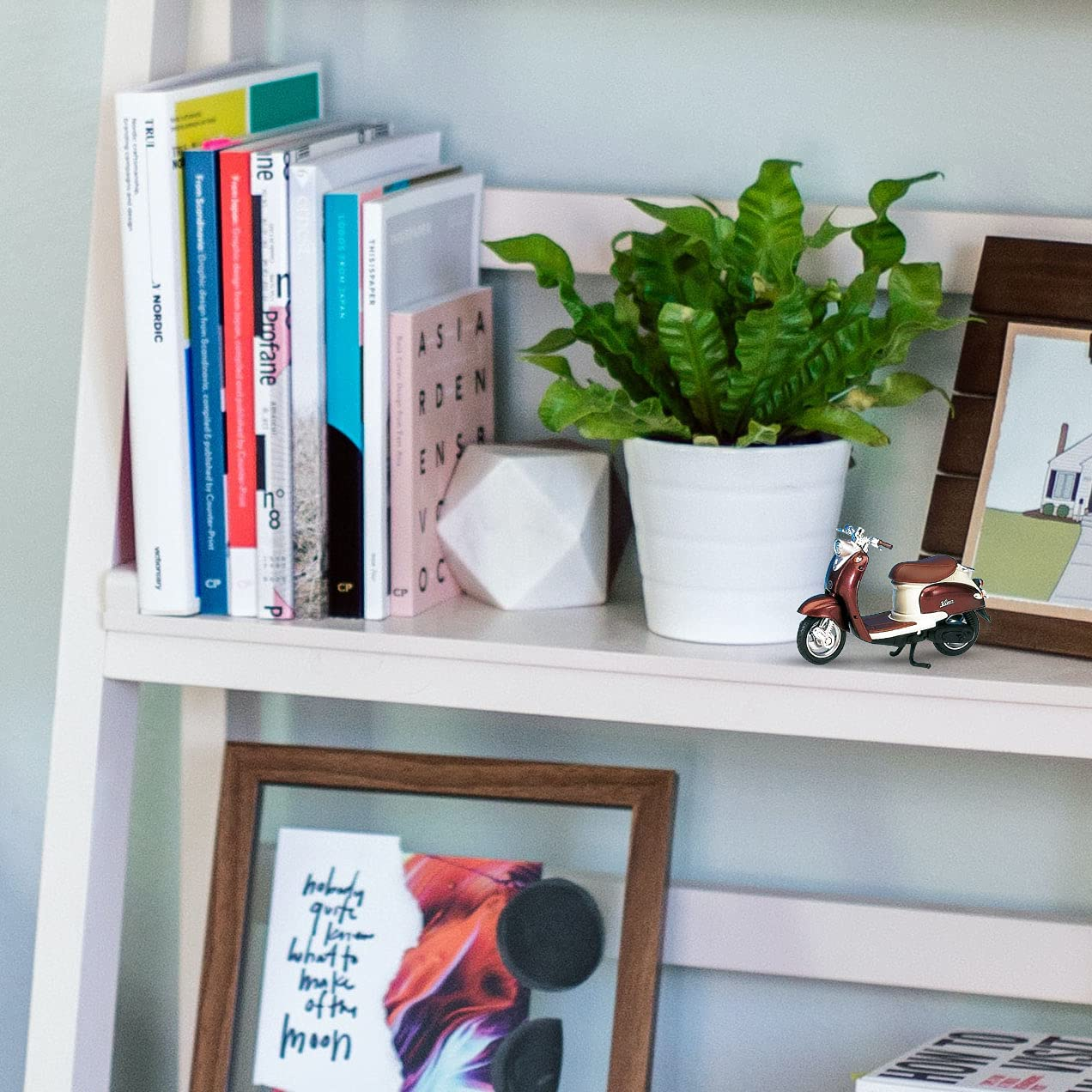 Welly Die Cast Motorcycle Green Kawasaki 2002 Ninja ZX-10R, 1:18 Scale image number 4