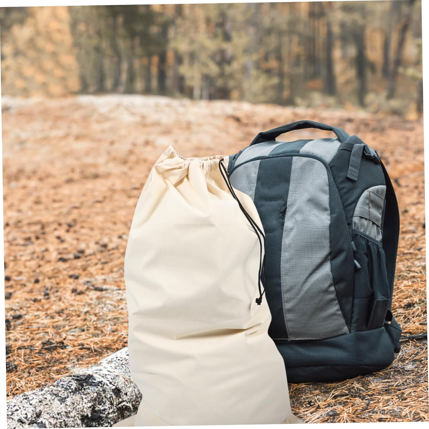 COOLHIYA Outdoor Game Bag Hunting Bag Large Capacity Drawstring Closure Camping Packing Pouch Clothes Organizer for Travel and Outdoor Activities image number 6