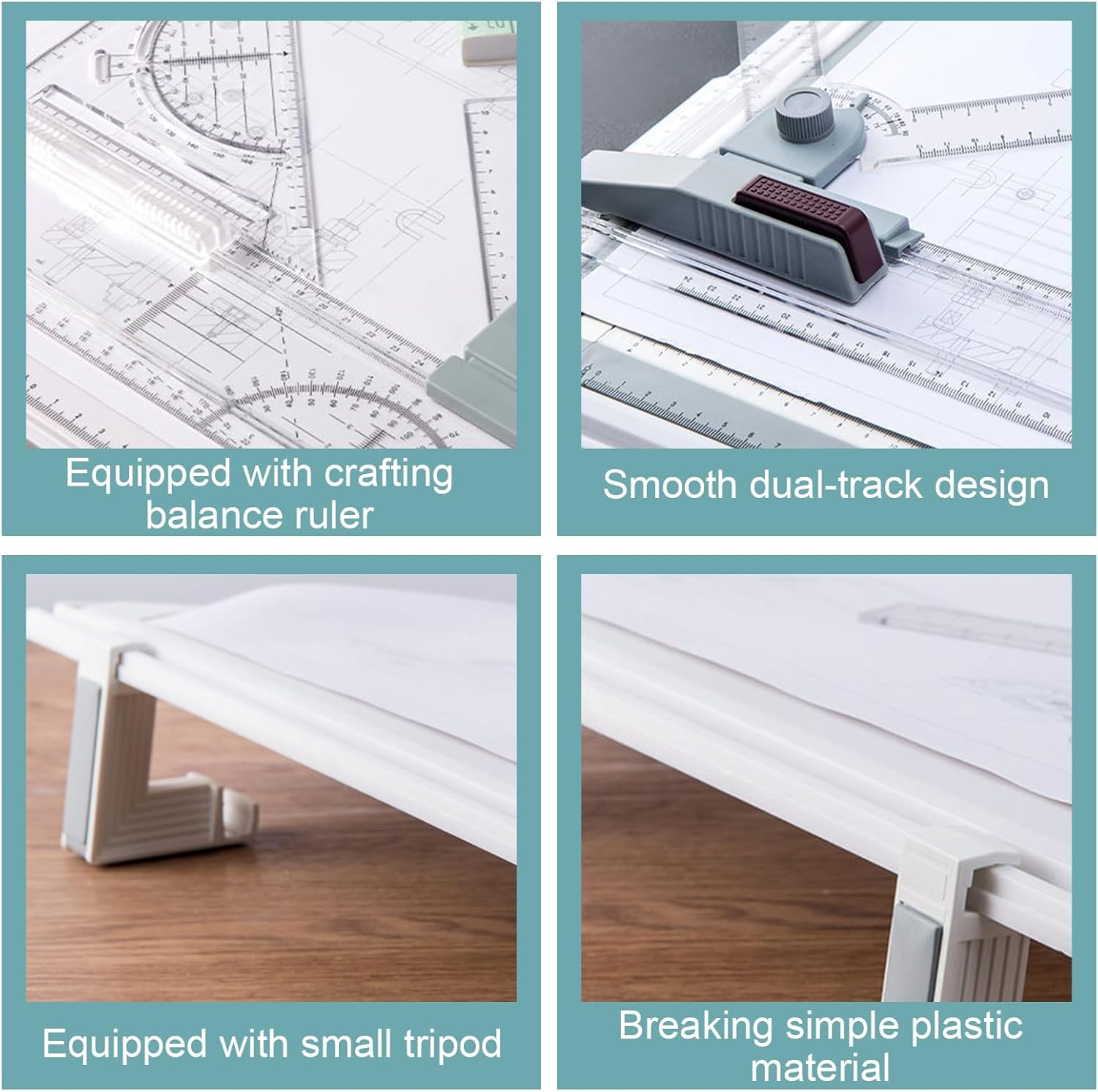 Professional A3 Drawing Board with Adjustable Angle, Parallel Motion System, ABS Plastic - Lightweight and Durable for Drafting, Sketching, and Coloring image number 1