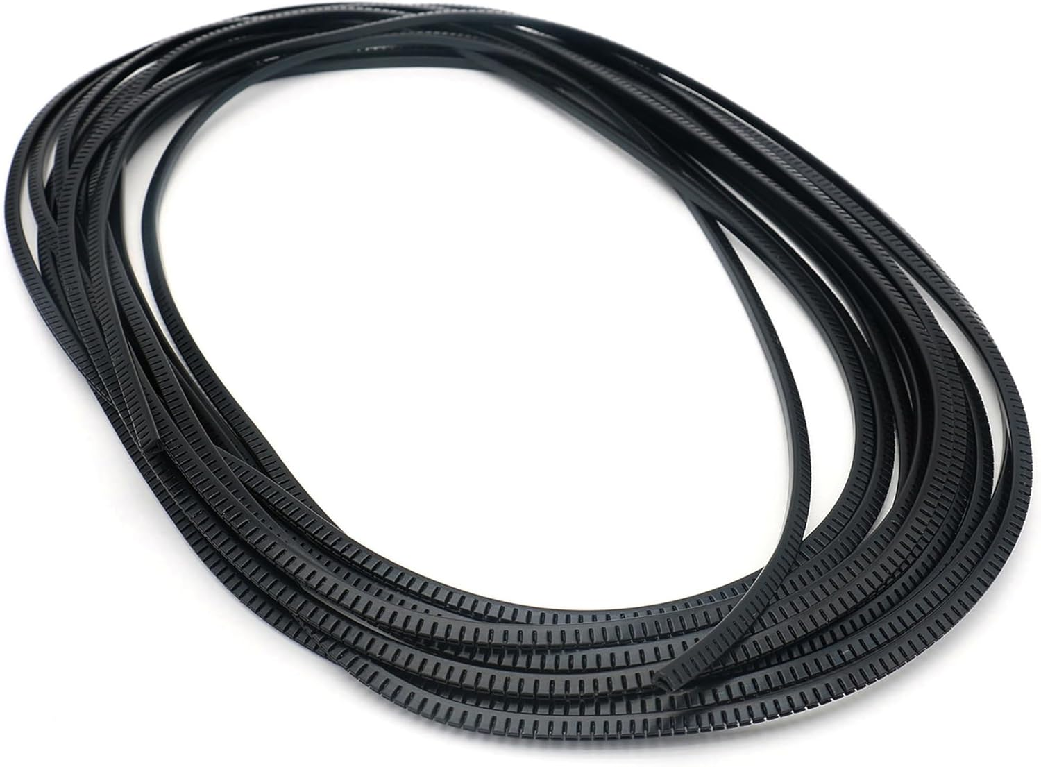 Tueascallk Flexible Sharp and Rough Edge Trim Protector, Push-In Edge Shield for Steel Panels, Wood Panels, Glass and Plastic Panels, Fits 0.03"-0.045" Thickness Edge, Black, White, 32'