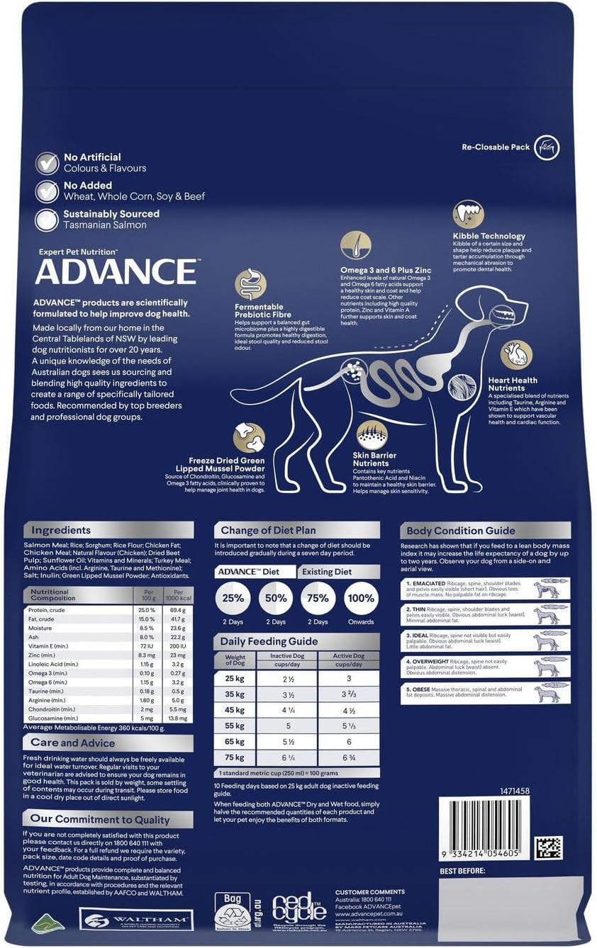 ADVANCE DOG DRY ADULT DOG OODLES LARGE 2.5KG (414063) image number 4