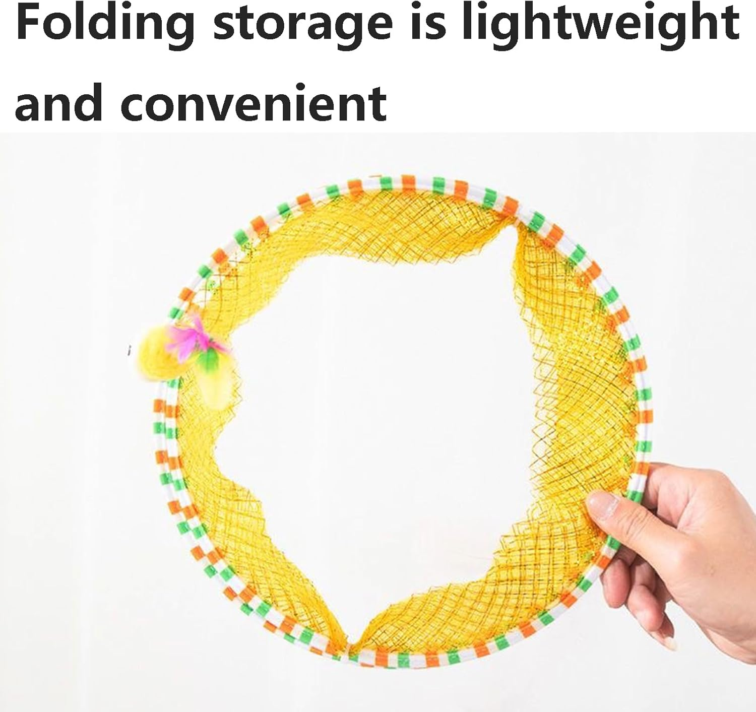 Spiral Cat Tunnel Toy, Nteractive Cat Tunnel Toy for Indoor Use, S Type Cat Tunnel Toy, Spiral Cat Tunnel, Foldable Cat Tunnel Tube image number 6