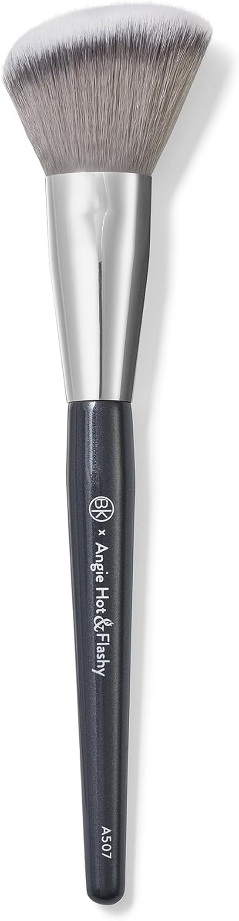 BK BEAUTY - ANGIE HOT & FLASHY A507 ANGLED BLUSH BRUSH &ndash; for Blush, Bronzer & Contour, Fluffy Angled Brush for Seamless, Streak-Free Finish image number 4