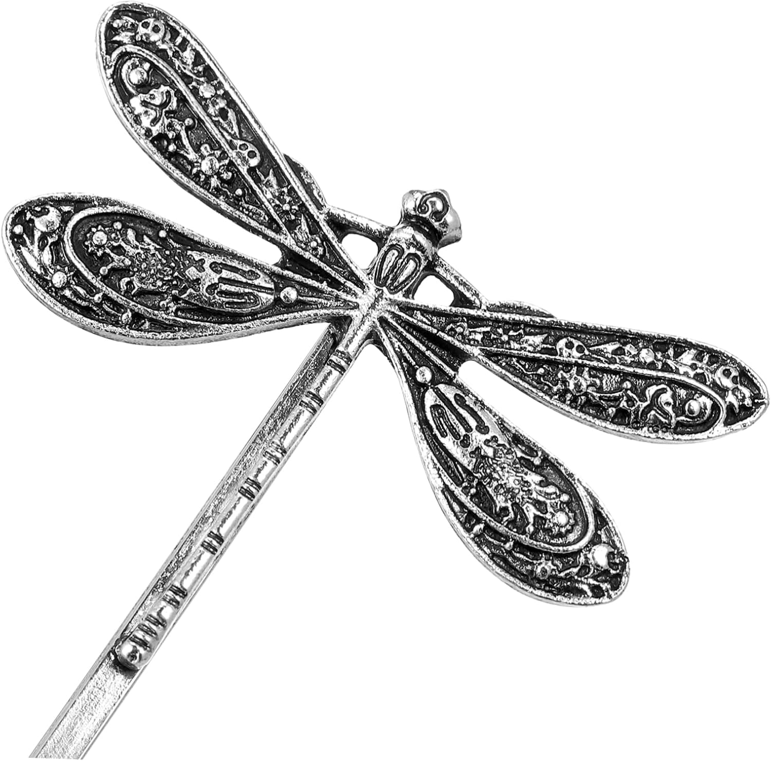 Didiseaon Dragonfly Hair Pins Metal 4Pcs for Christmas New Year Parties and Casual Wear image number 6