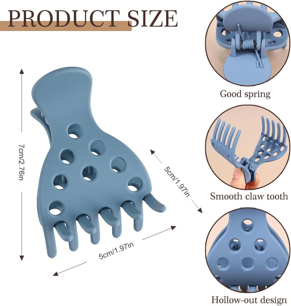 XFSRG Pack of 7 Women'S Hair Clips for Lifting Hair Roots Volume Curly Hair Clips for All Occasions (Multicolour A) image number 1