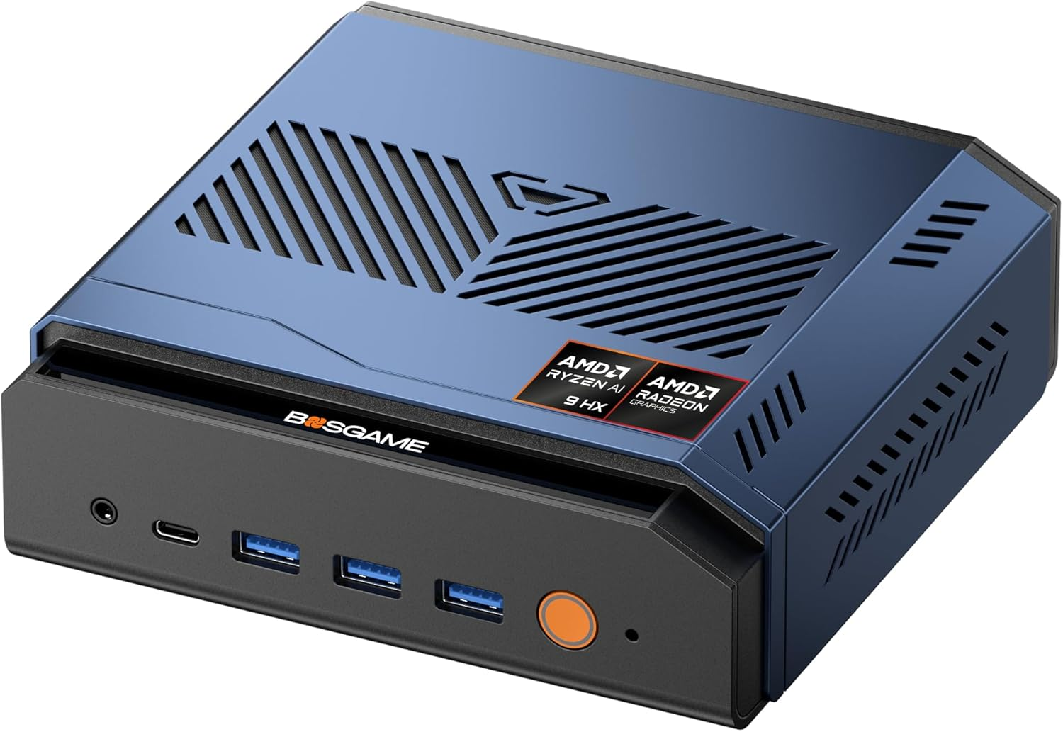 BOSGAME M6 AI Mini PC with AMD Ryzen AI 9 HX 370 (12C/24T 80 Tops) | Radeon 890M, 32GB DDR5 RAM 1TB Nvme SSD, Windows 11 Pro/Wifi 6E/BT 5.4/8K Qual Display (HDMI 2.1/USB4/DP1.4)/2.5G Dual LAN image number 3