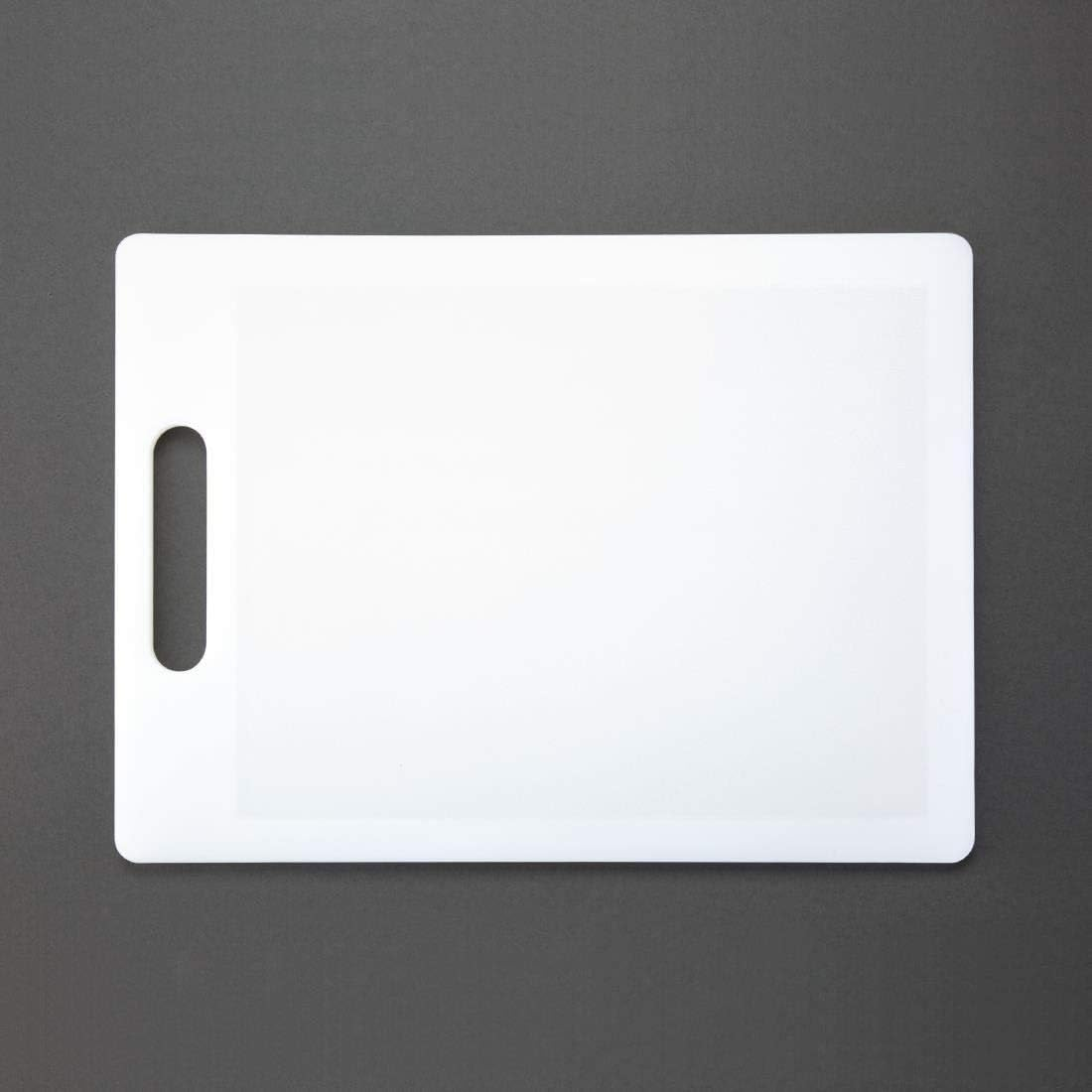 Nisbets Essentials Polypropylene Chopping Board, White image number 4