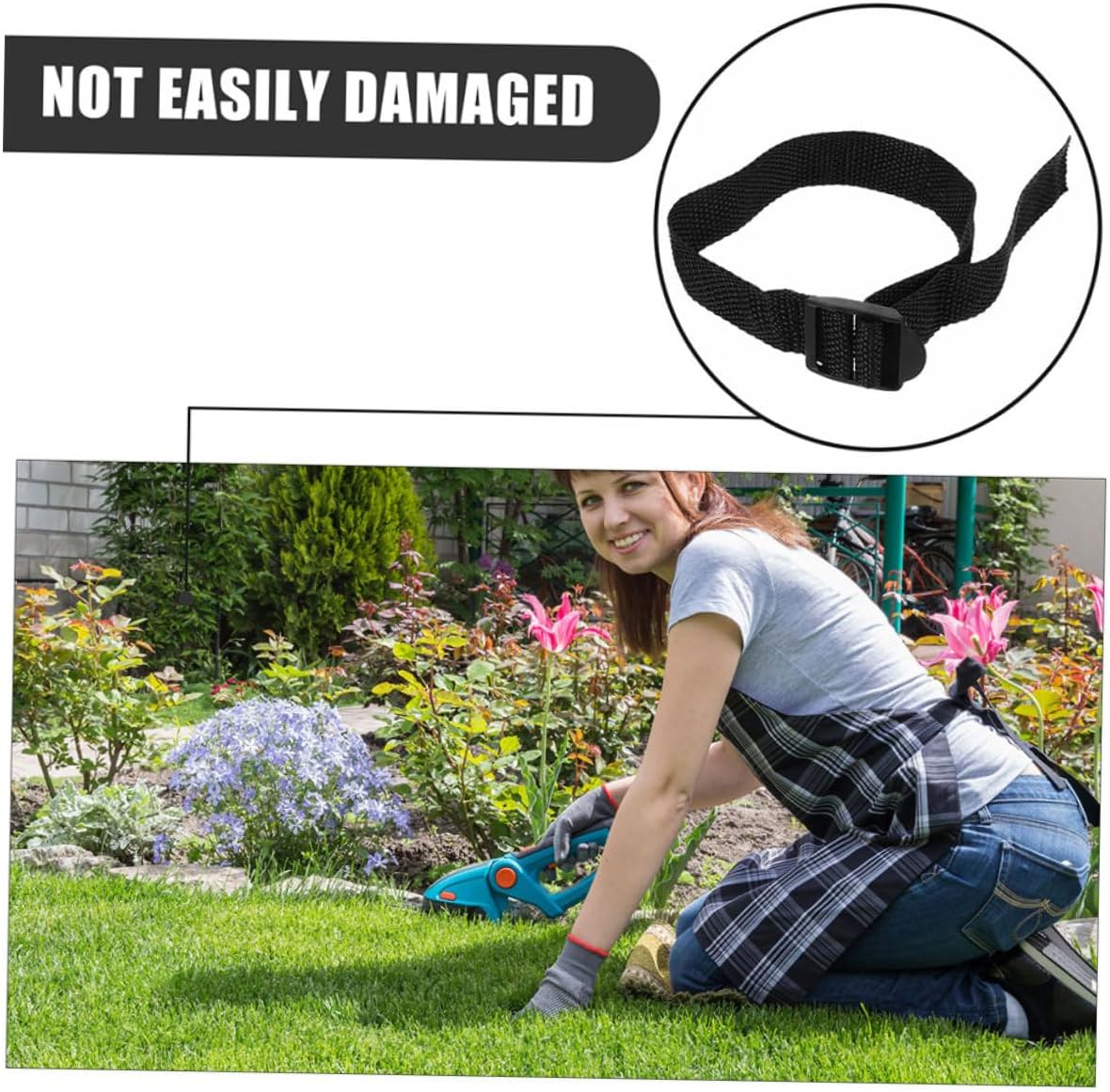 MERRYHAPY 10Pcs Turf Spike Laces for Lawn Aerator Shoes Clean Design for Gardening image number 1