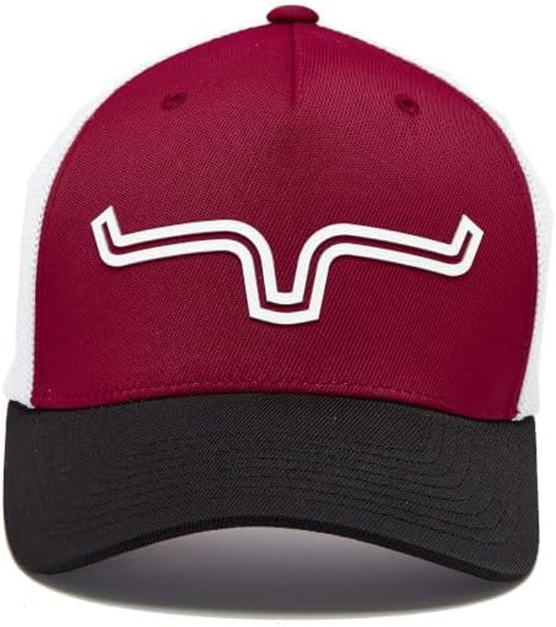 Kimes Ranch Men'S Double Trac 3D Silicone Logo Mesh-Back Trucker Cap