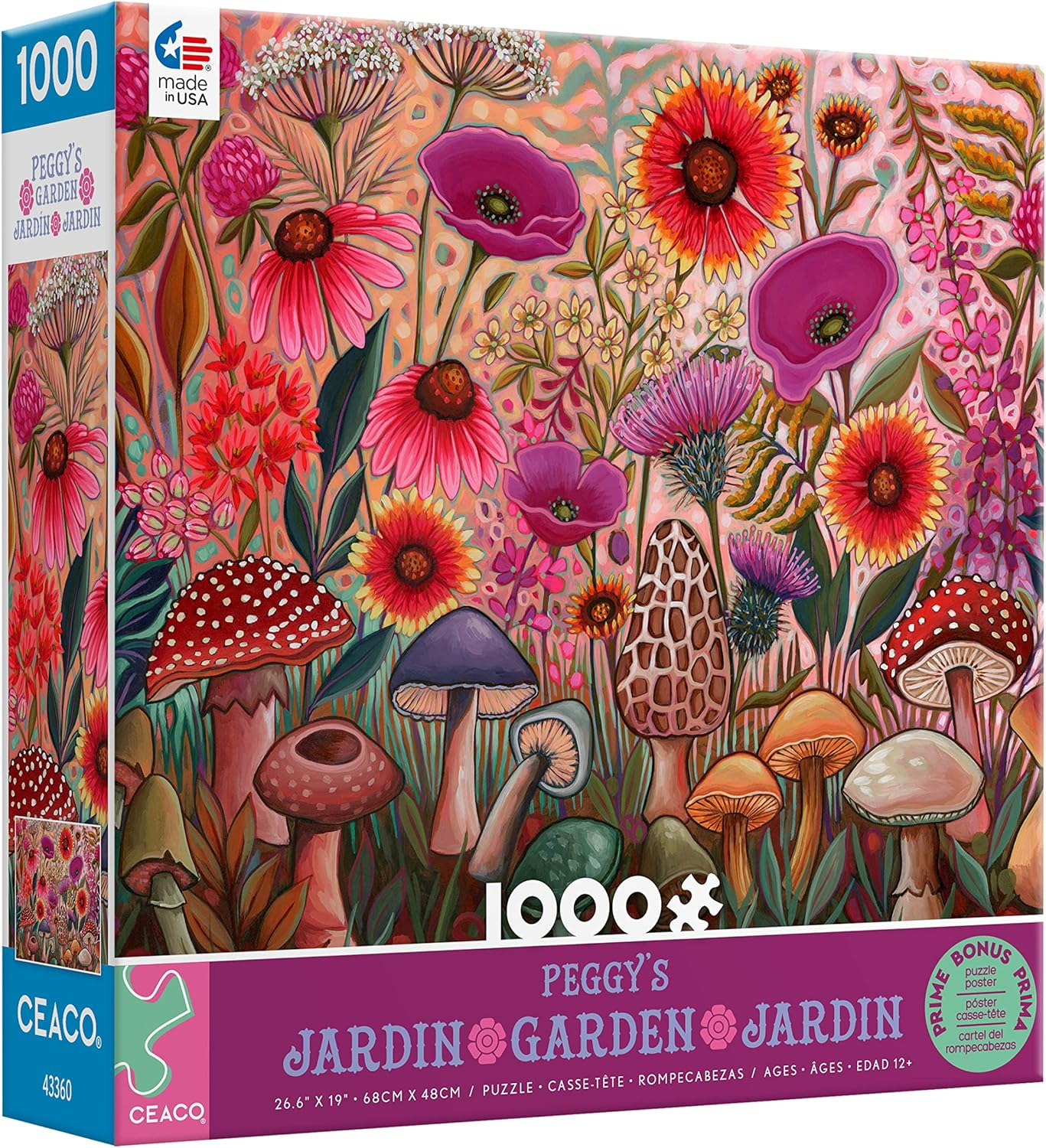 Ceaco - Peggy'S Garden - Moral of the Story - 1000 Piece Jigsaw Puzzle image number 3