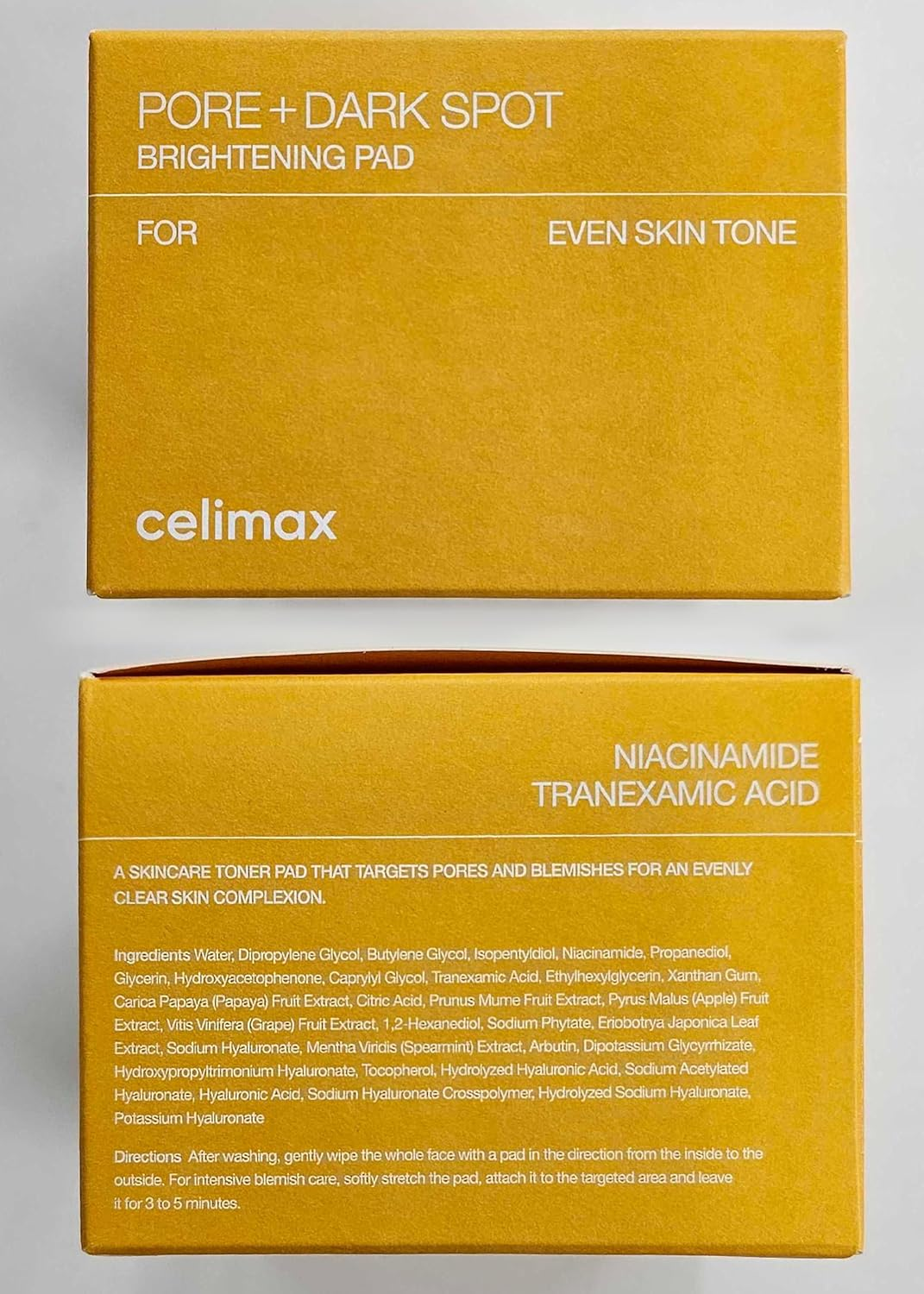 Celimax Pore + Dark Spot Brightening Pad, Exfoliating Treatment, Even Skin Tone (40 Pads) image number 1