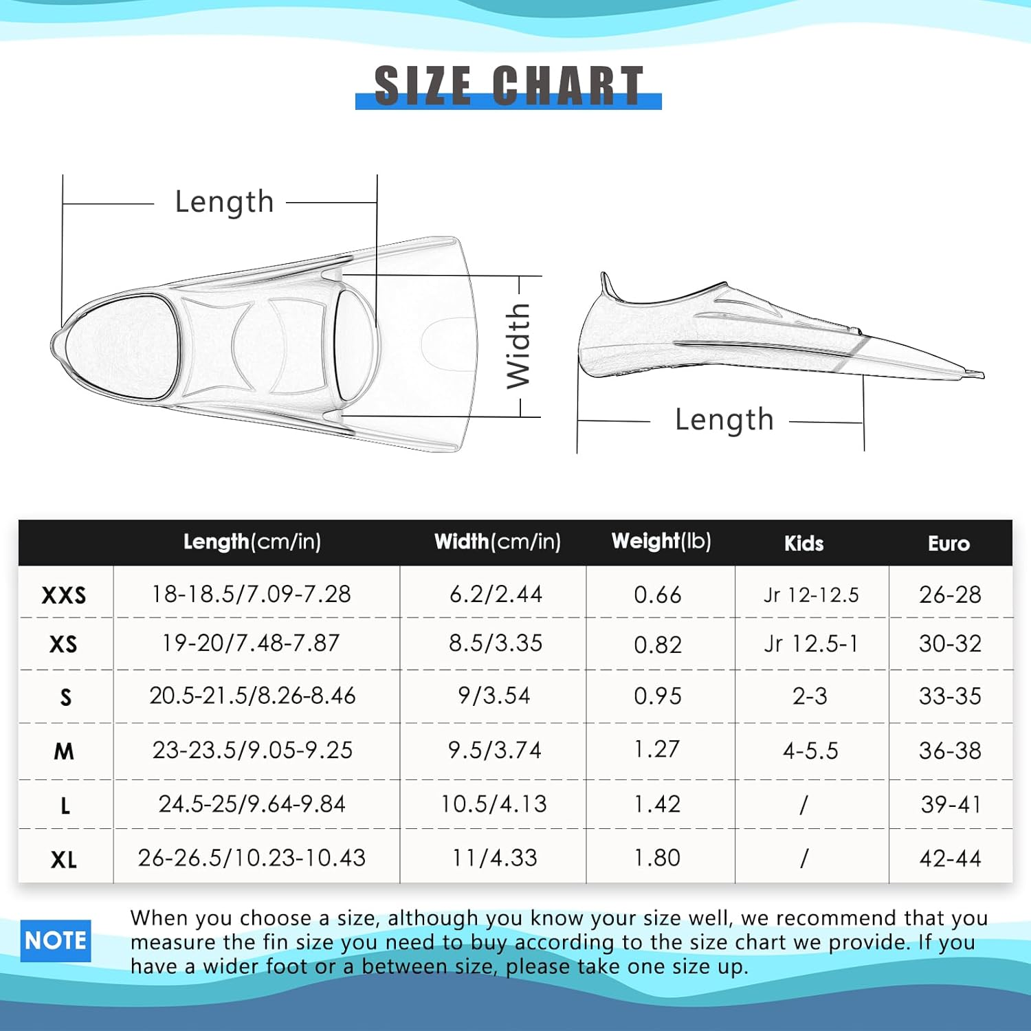 Nagiee Swim Fins, Kids Swim Flippers for Lap Swimming, Comfortable Silicone Flippers with Mesh Bag, Travel Size Swimming Flippers for Women Youth Adults image number 5