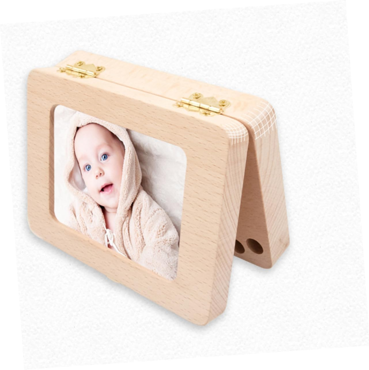 Wooden Teeth Souvenir Box Creative Keepsake Container for Storing Teeth and Lanugo Durable Wooden Design for Cherished Memories image number 4