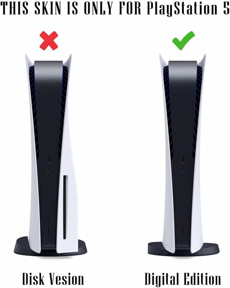 PS5 Console Skin and Controller Skin Set | Genshin Impact Furina Focalors | Matte Finish Vinyl Wrap Sticker Full Decal Skins | Compatible with Sony Playstation 5 Digital Version image number 5