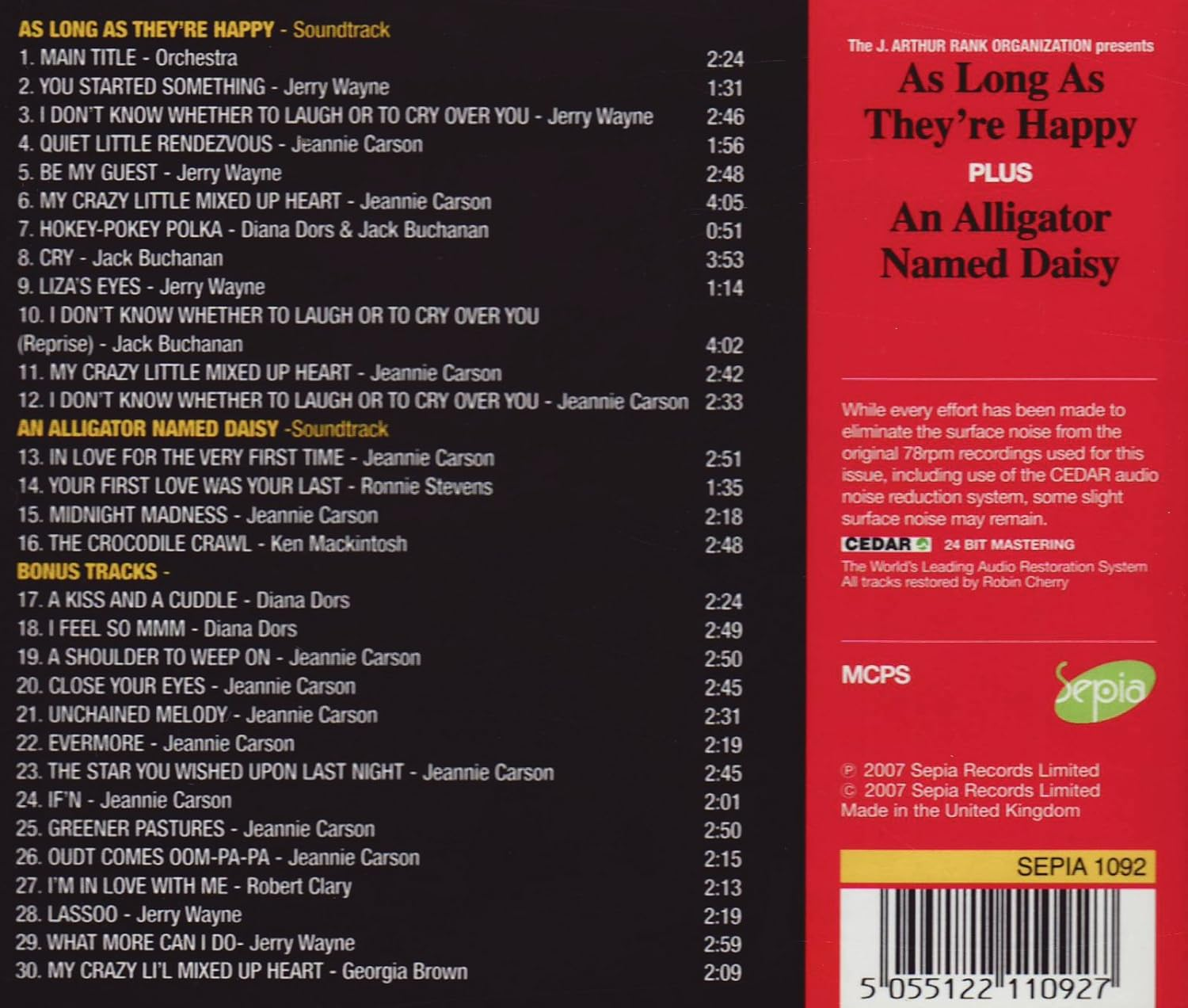 As Long as They'Re Happy & an Alligator Named Daisy