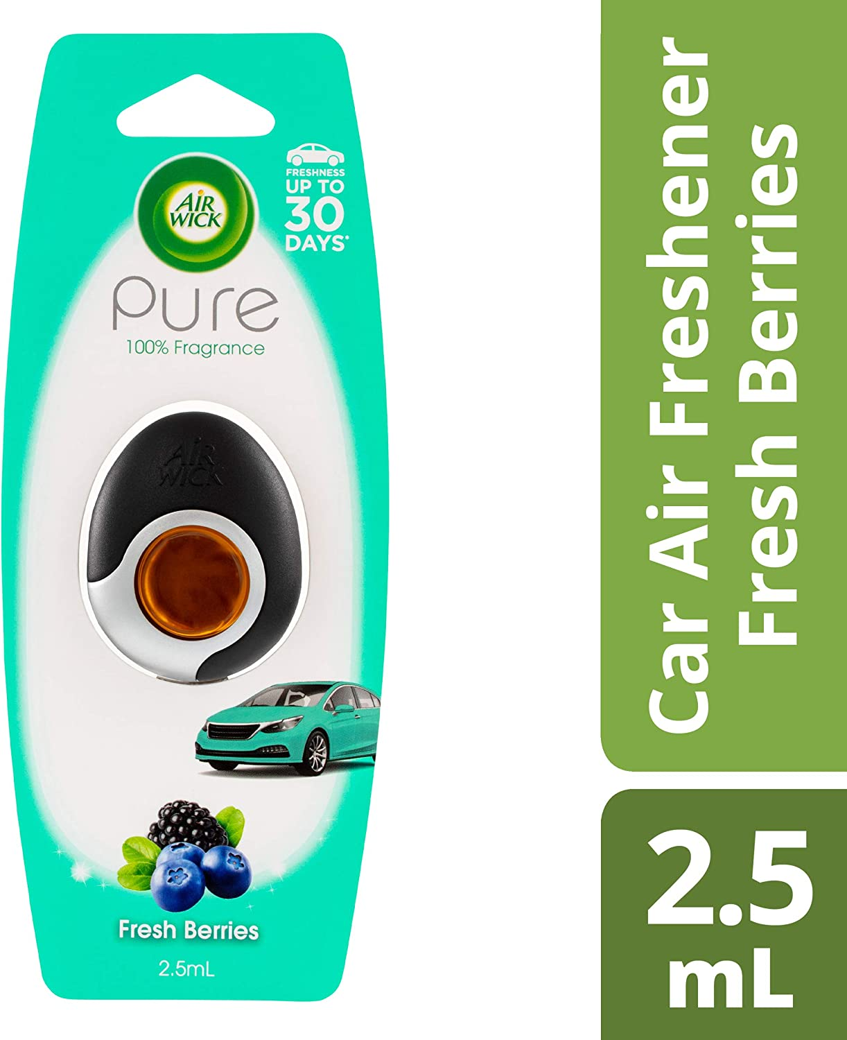 Air Wick Pure Car, Air Freshener, Fresh Berry, 2.5Ml