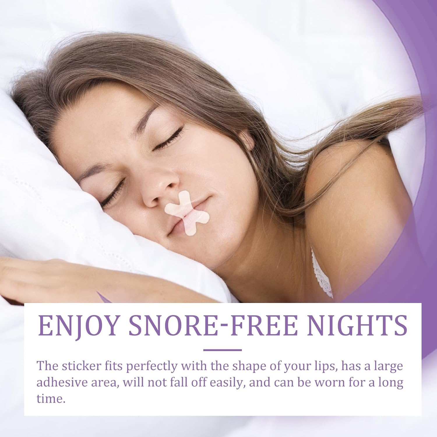 120 Pcs Sleep Strips,Anti Snoring Devices Advanced Gentle Mouth Tape for Sleeping Stop Snoring Mouth Tape for Better Nose Breathing Sleep Aids Mouth Sleep Strips for Snoring Reduction (Transparent) image number 6