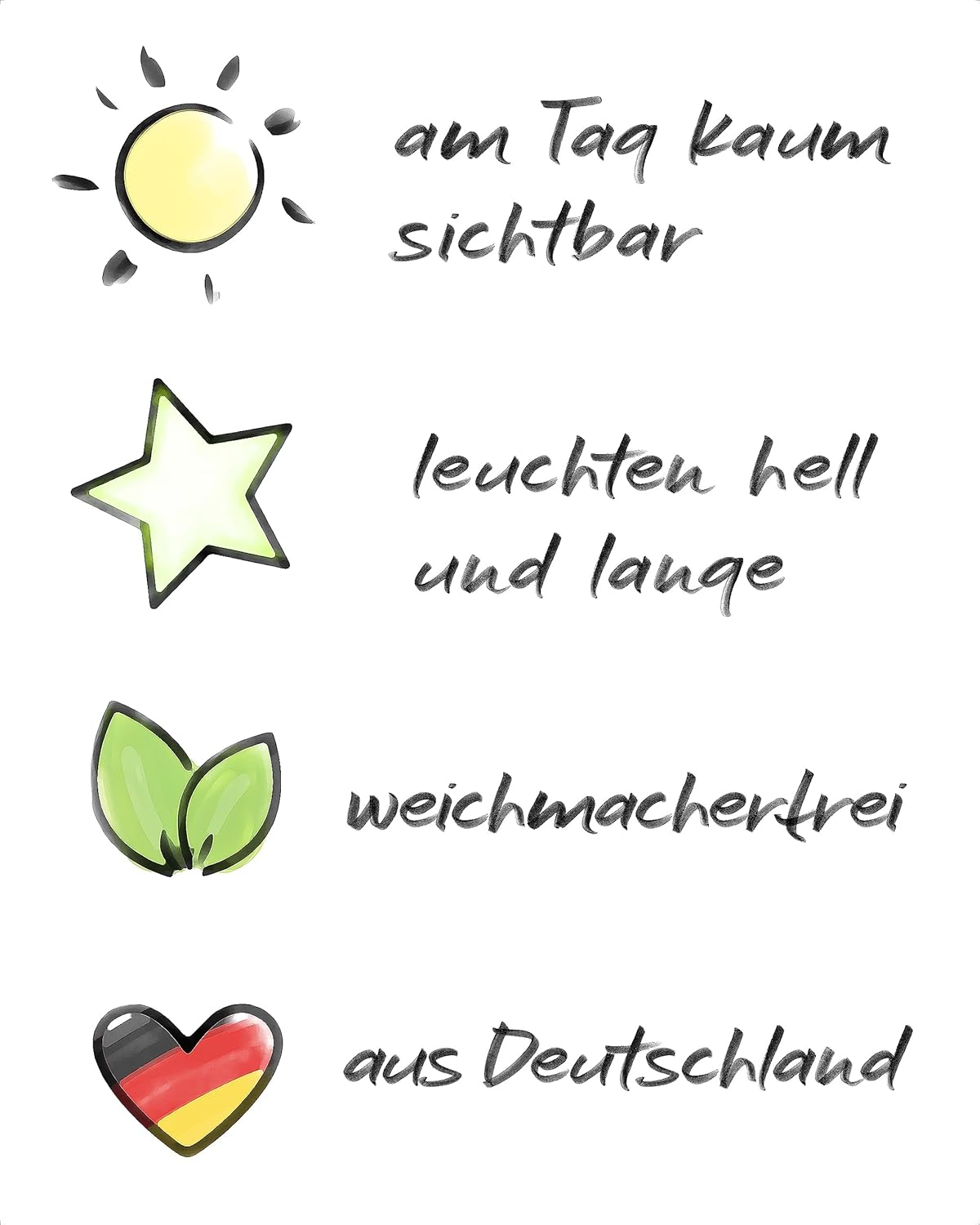 Wandfee Luminous Stars ☆☆ 300 ☆ Self-Adhesive Extra Strong Luminous Stars Starry Sky Stickers Children'S Room image number 3