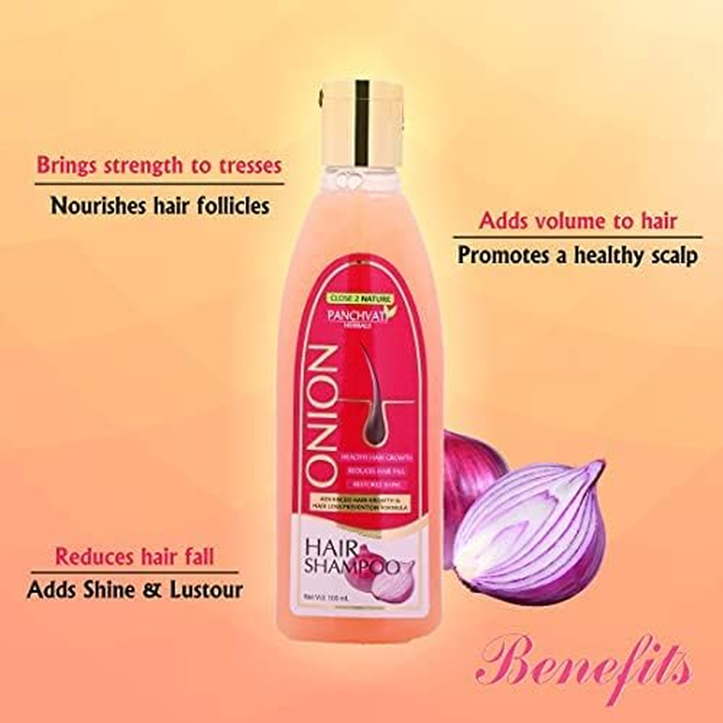 Panchvati Onion Hair Shampoo, 100Ml X 3 Pack of 3 image number 1