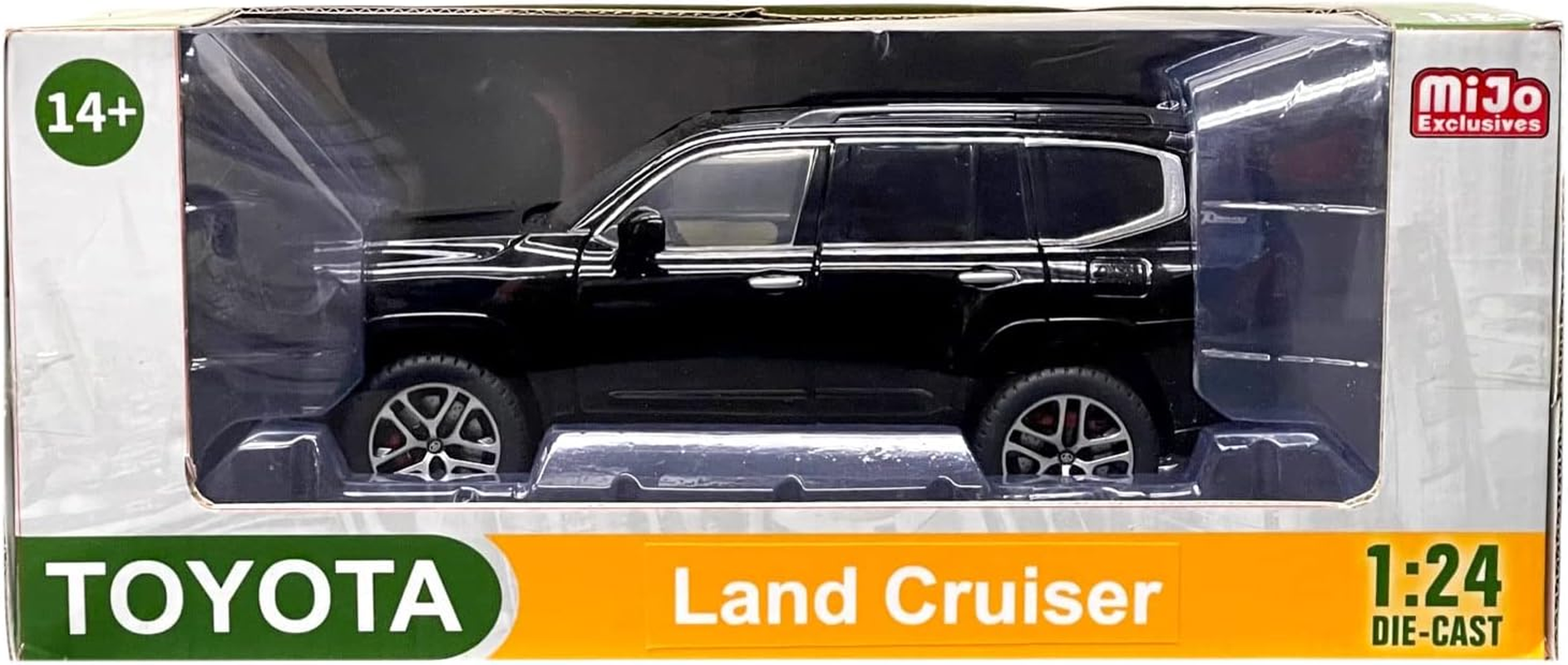 Mijo Exclusives 2023 Toyota Land Cruiser - Black - 1:24 - H08222BK