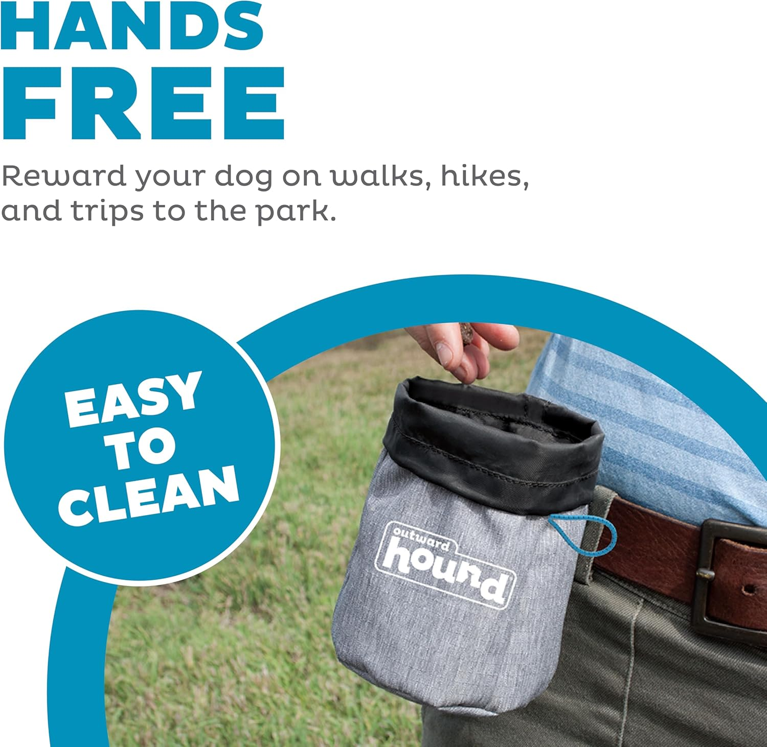 Outward Hound Treat Tote Hands-Free Dog Training Pouch image number 1
