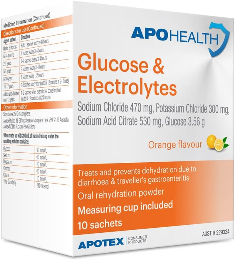 Apohealth Glucose and Electrolyte Sachet 10-Pieces Pack