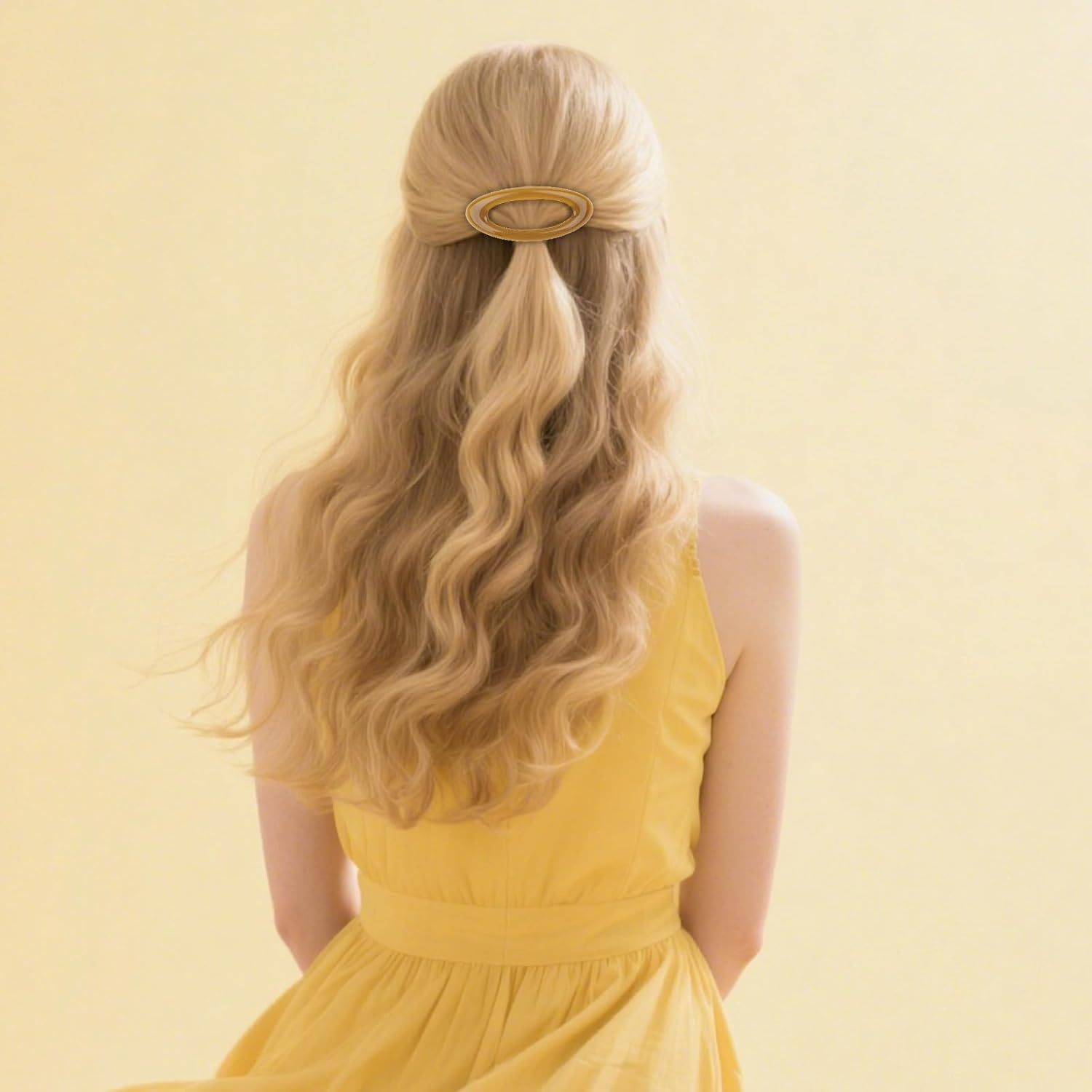 Srotmirw Women'S Hair Clips, Pack of 4 Oval Shaped Hair Accessories for Women and Girls to Choose From image number 3