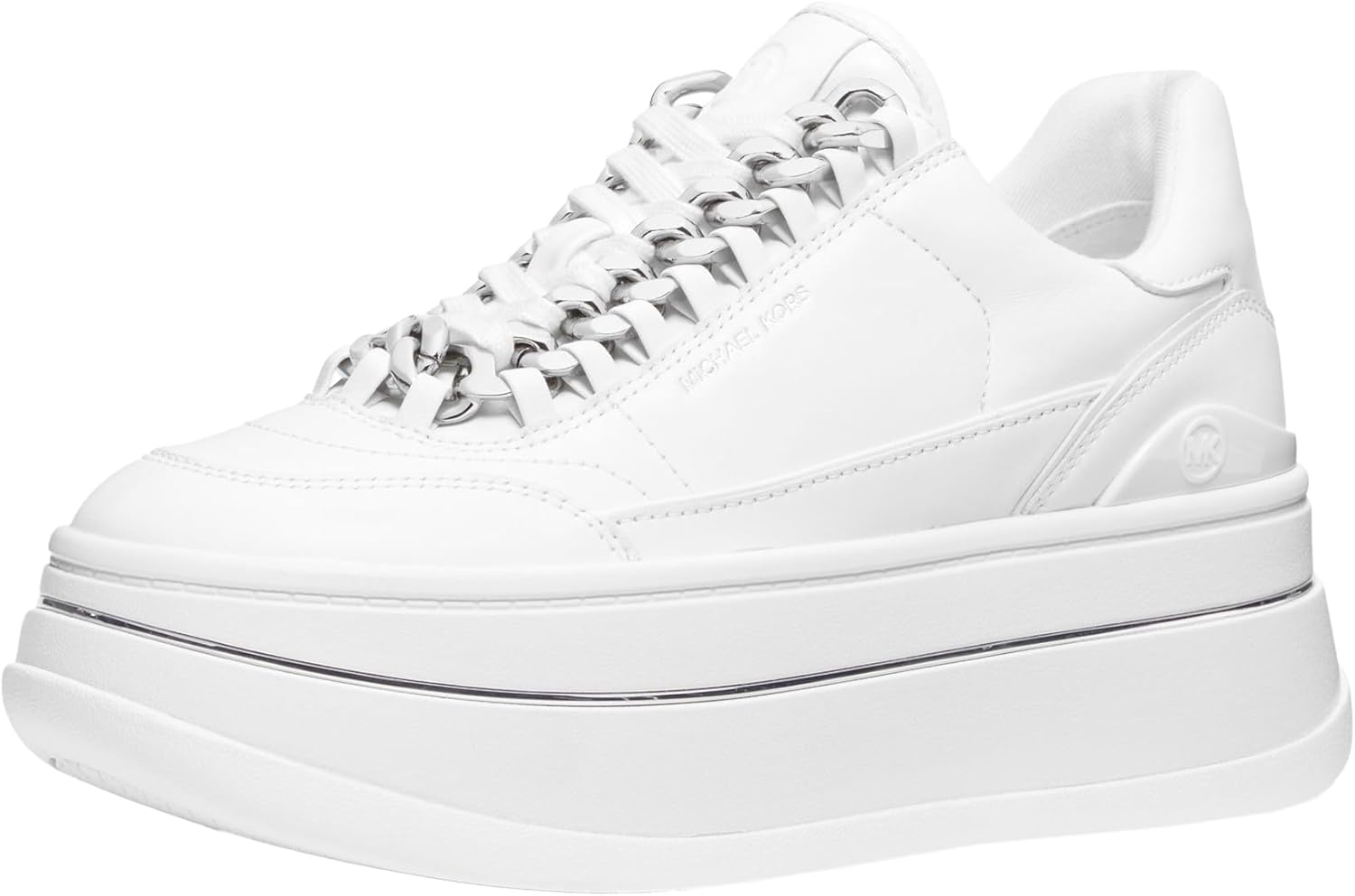 Michael Kors Women'S Hayes Chain Lace up Sneaker image number 2