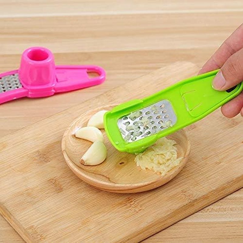 4 Pack Ginger Garlic Grinding, Small Hand Grinder for Garlic, Mini Food Chopper Dicer, Garlic Press Hand Specialty Tools Multi Functional Gadgets for Kitchen ﻿ image number 4
