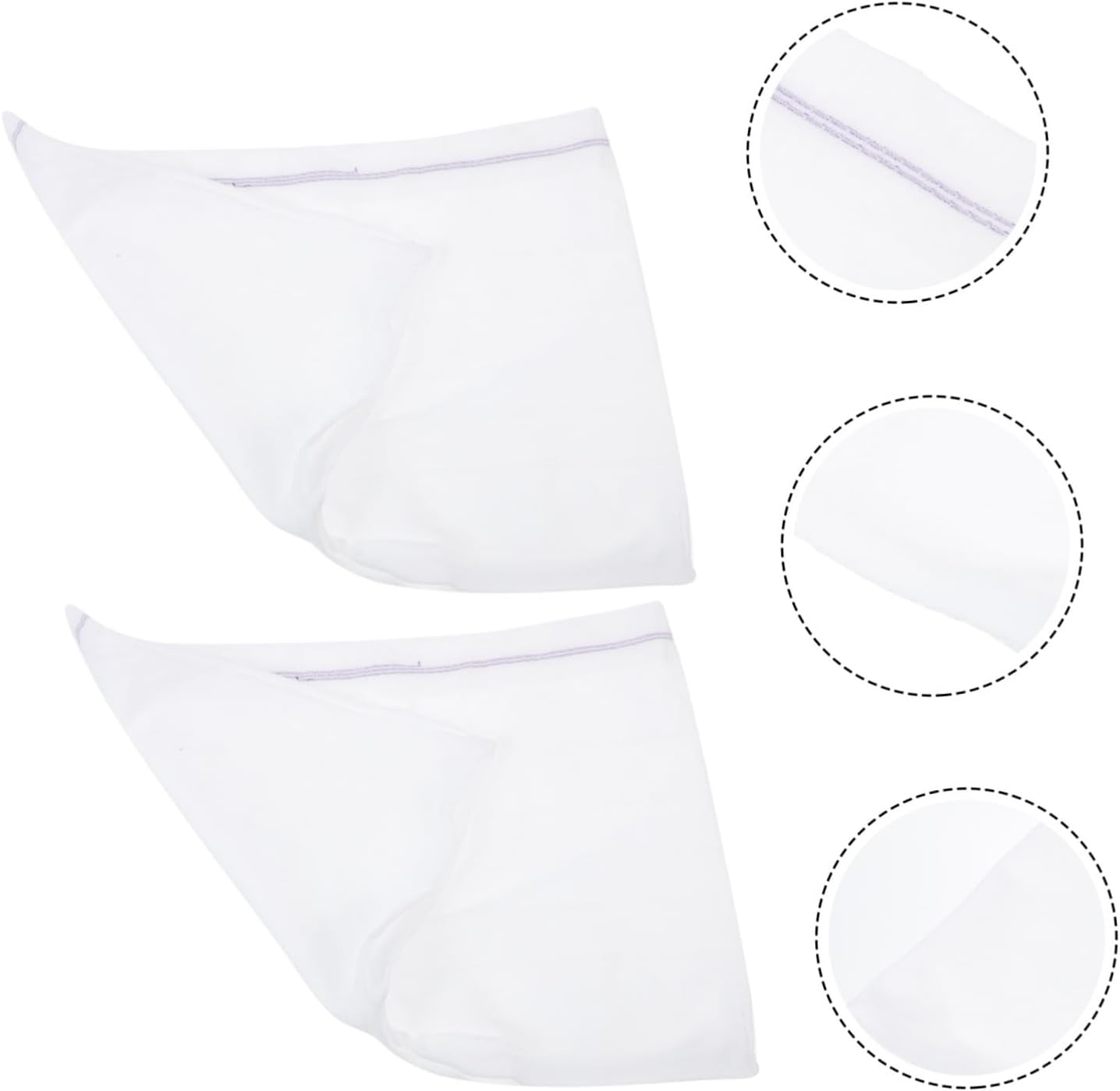 2Pcs Disposable Women Underwear Soft Breathable Maternity Briefs for Postpartum Care Menstrual Period Spa XXL White image number 2