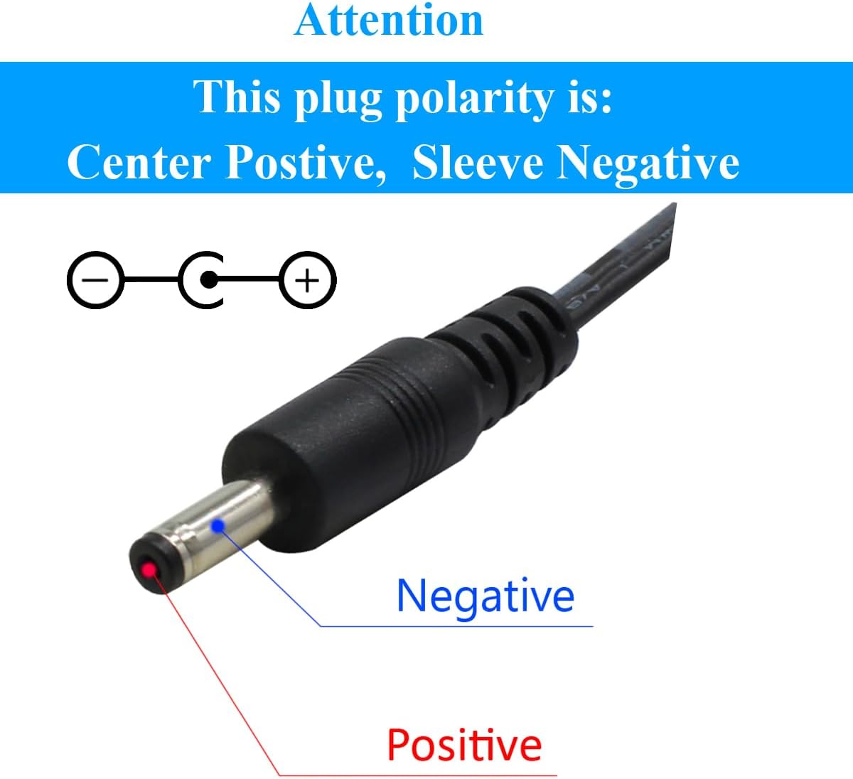 AC to DC 12V 0.5A 500Ma Power Supply Adapter, Plug 5.5Mm X 2.1Mm image number 3