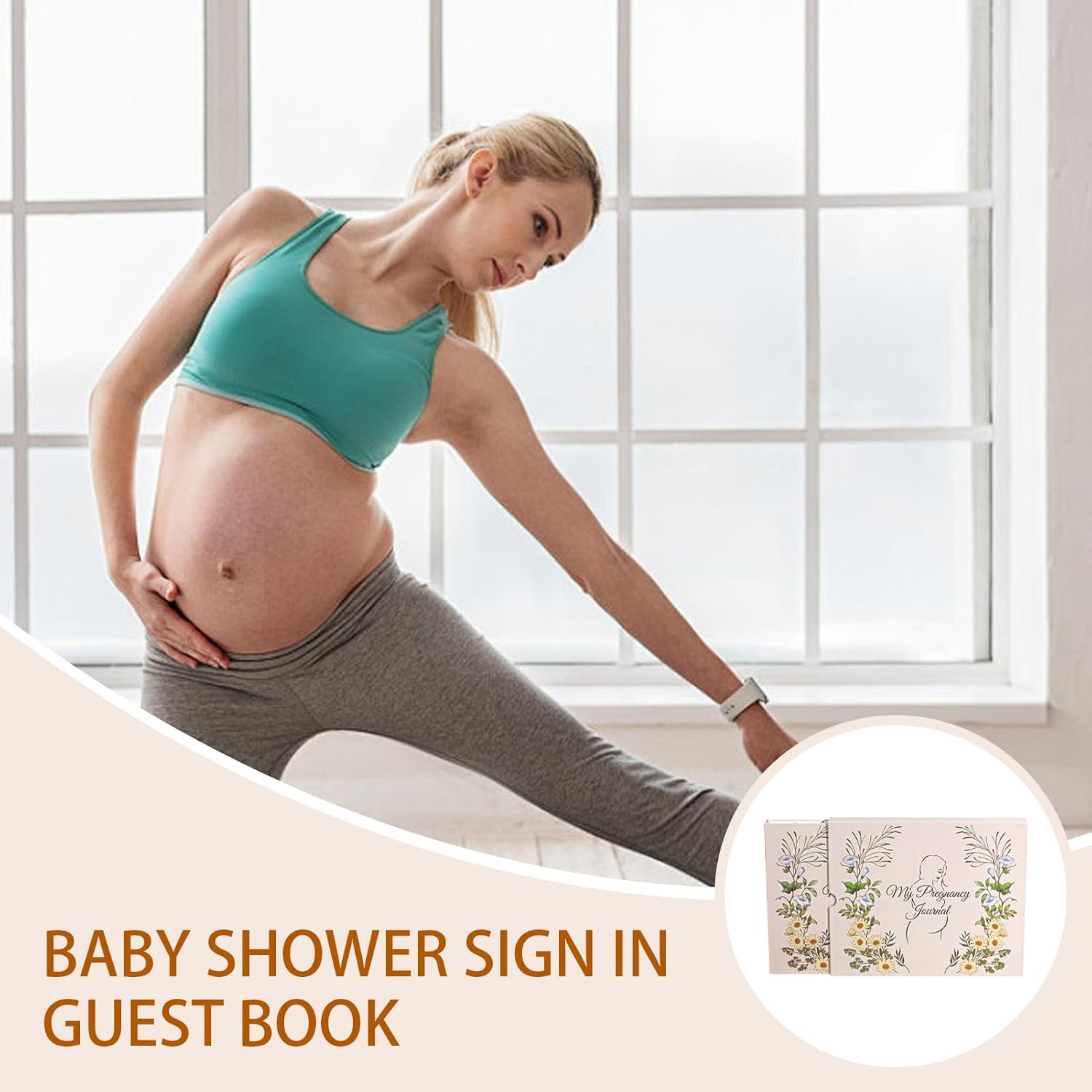 Pregnancy Journal,Keepsake Baby Memory Book for Mom | Hard Cover Diary Milestone Scrapbook Parenting Announcements for Women Baby Shower Birthday