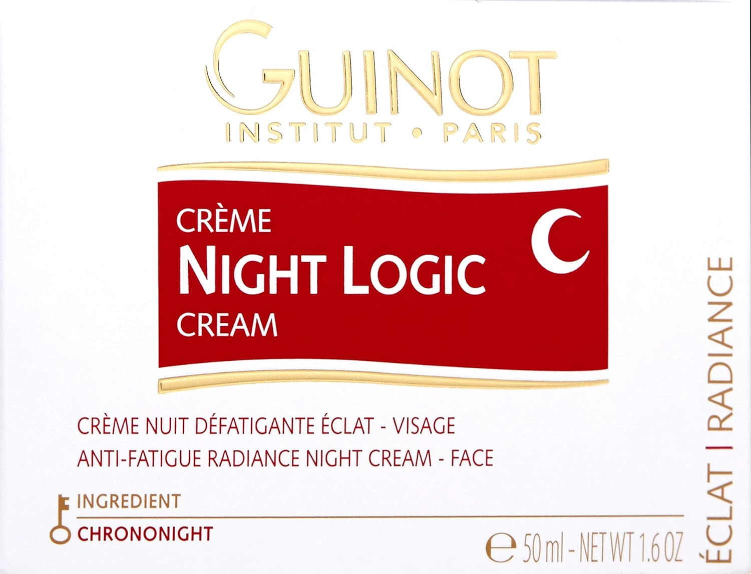 Guinot Night Logic Creme - Anti-Fatigue Radiance Night Face Cream 50Ml image number 3