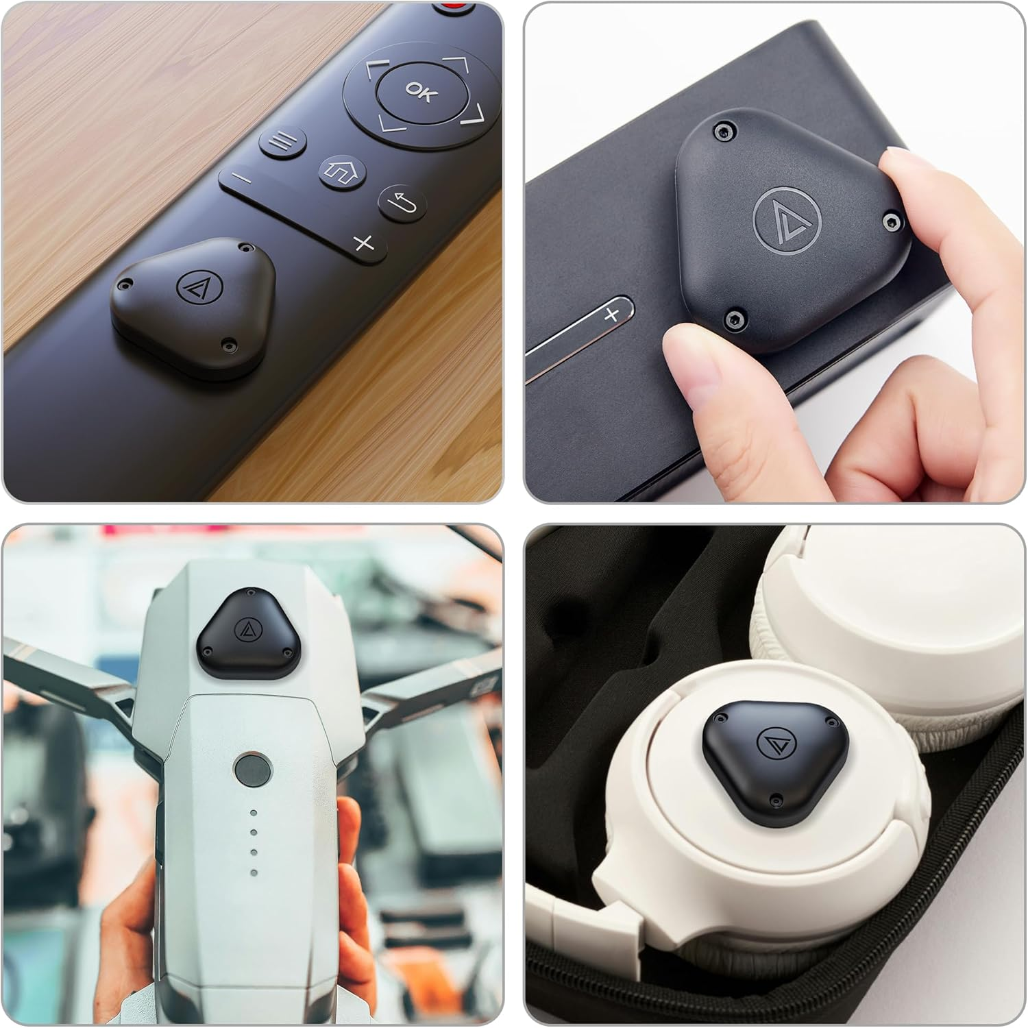 For Apple Airtag Holder 4 Pack, Waterproof Airtag Case with 3M Adhesive Sticker,Durable Air Tags Case for Bikes,Cars,Drones,Camera,Skis,Luggage Hidden image number 3