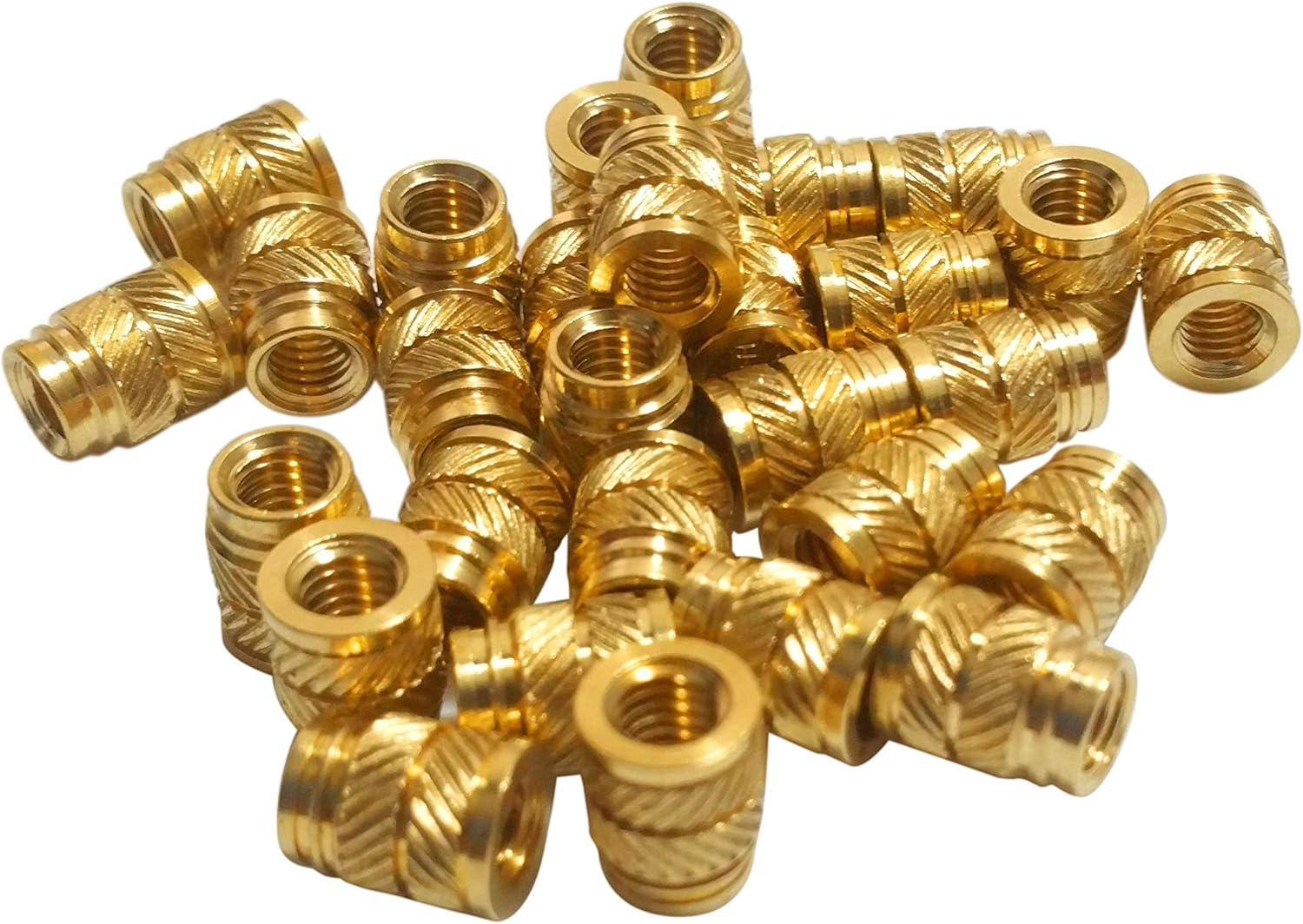 [Initeq] #1/4-20 1/4" Threaded Heat Set Inserts for 3D Printing (50, Long) image number 1