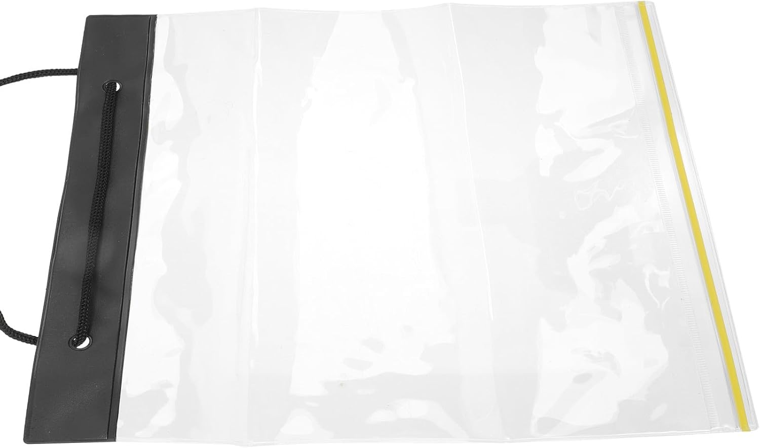 VILLCASE Waterproof Map File Bag Drawstring Pouch PVC Travel Document Organizer Folder for Outdoor Training and Office Use