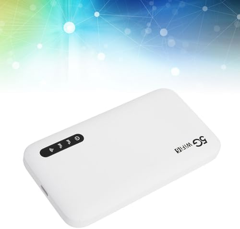 Mobile Hotspot 5G, 5G Portable Router Wifi 6 with SIM Card Slot, Support 16 Devices, 5G Portable Wifi Hotspot for Travel for Phone Tablet image number 2