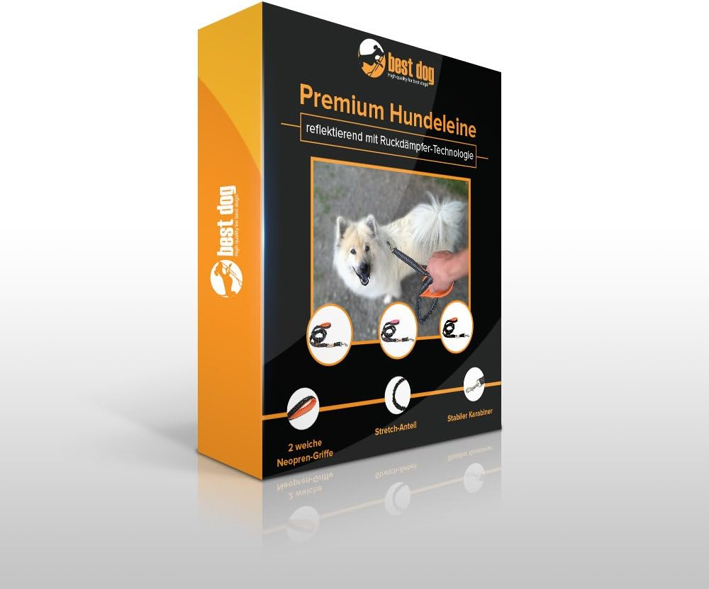 Best Dog Premium Dog Lead for Large Dogs (Pink-Grey) image number 4