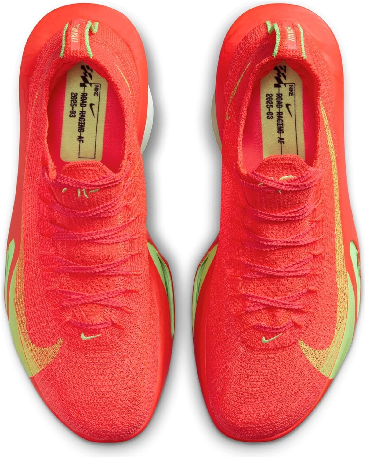 Nike Alphafly 3 Men'S Road Racing Shoes (FD8311-600, Bright Crimson/Lime Blast/Mint Foam/Cave Purple) image number 4