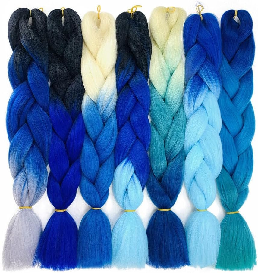 FIME. Kanekalon Jumbo Braiding Hair Extensions High Temperature Fiber Crochet Twist Braids 24Inch 2Pcs/Lot (A15) image number 3